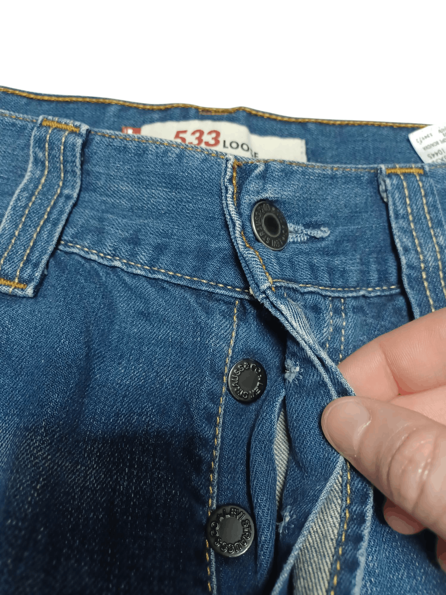 Levi's Vintage Clothing LEVIS 533 LOOSE VINTAGE JEANS DENIM 90S 00S W33 L32 Size US 33 - 5 Thumbnail