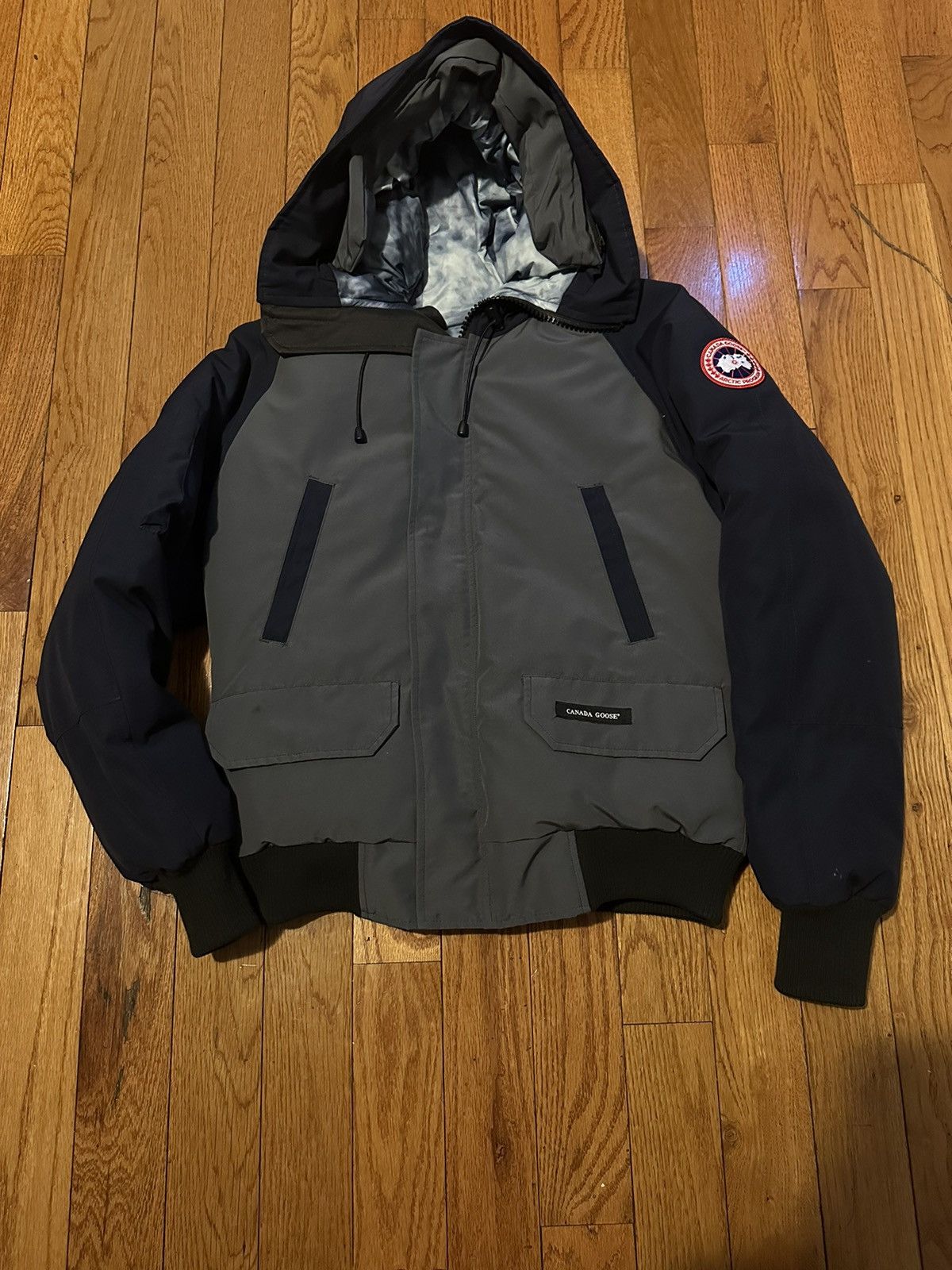 image of Canada Goose Chilliwack Bomber Jacket in Navy, Men's (Size Small)