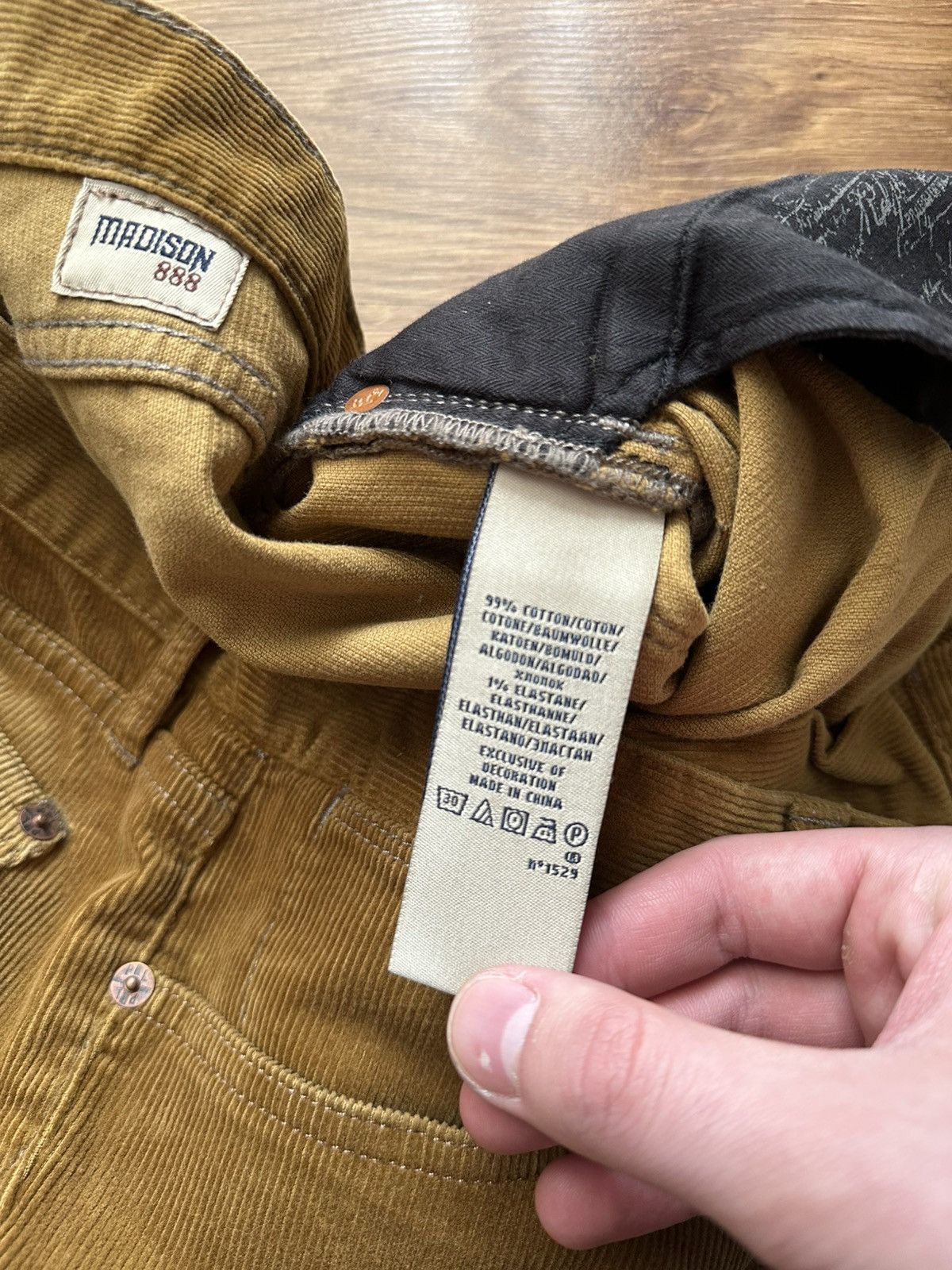 Polo Ralph Lauren × Vintage Vintage Polo Ralph Lauren velvet straight pants madison 888 Size US 31 - 8 Thumbnail