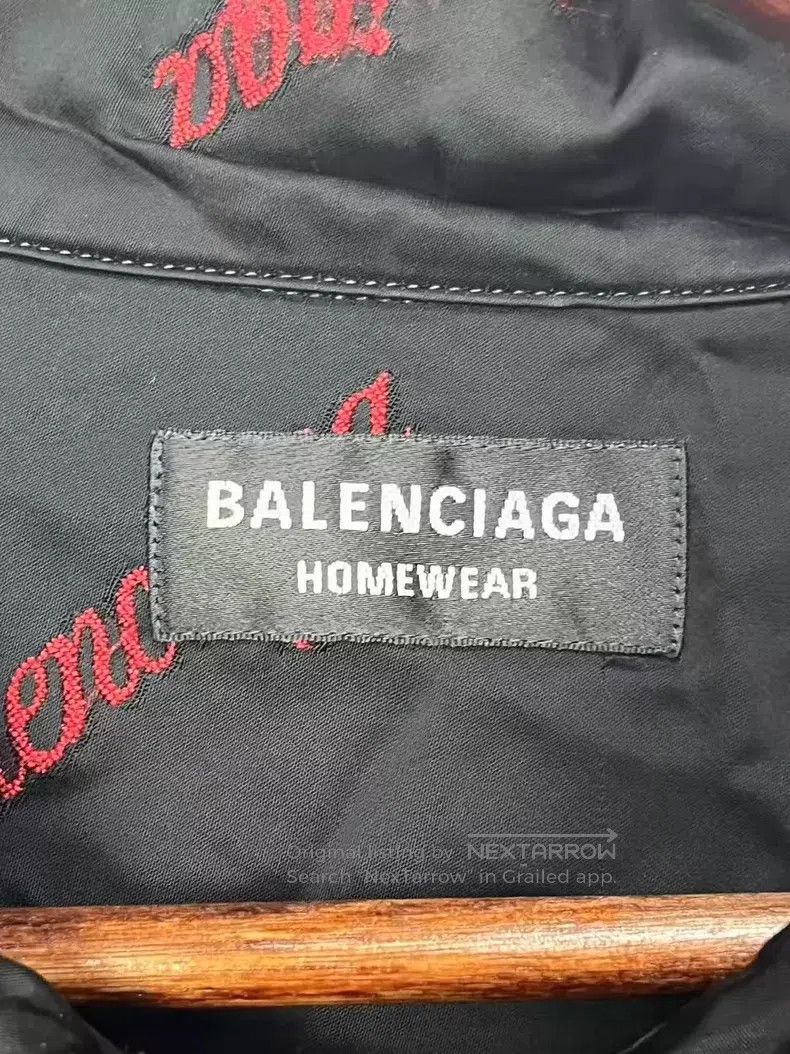 Balenciaga Balenciaga Short-sleeved shirt with logo letters all over Size XS / US 0-2 / IT 36-38 - 5 Thumbnail
