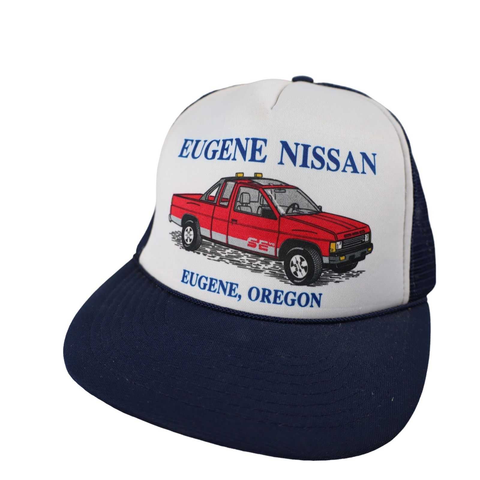 Vintage VTG Nissan D21 Hardbody Extended Cap Mini Truck Graphic Hat Size ONE SIZE - 1 Thumbnail