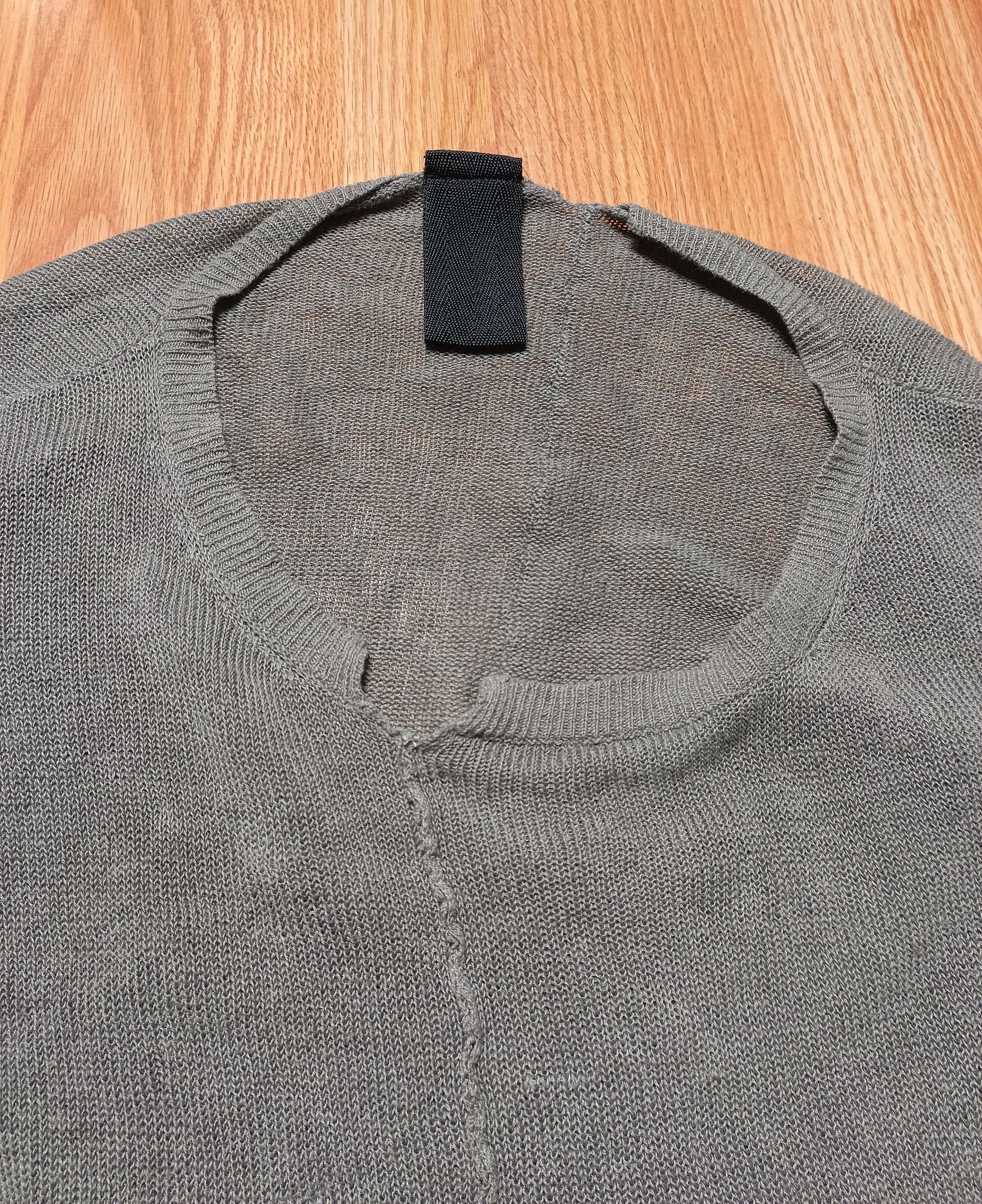 Rundholz RUNDHOLZ Gray Knit Lagenlook Oversized Pullover Sweater M Size M / US 6-8 / IT 42-44 - 9 Thumbnail