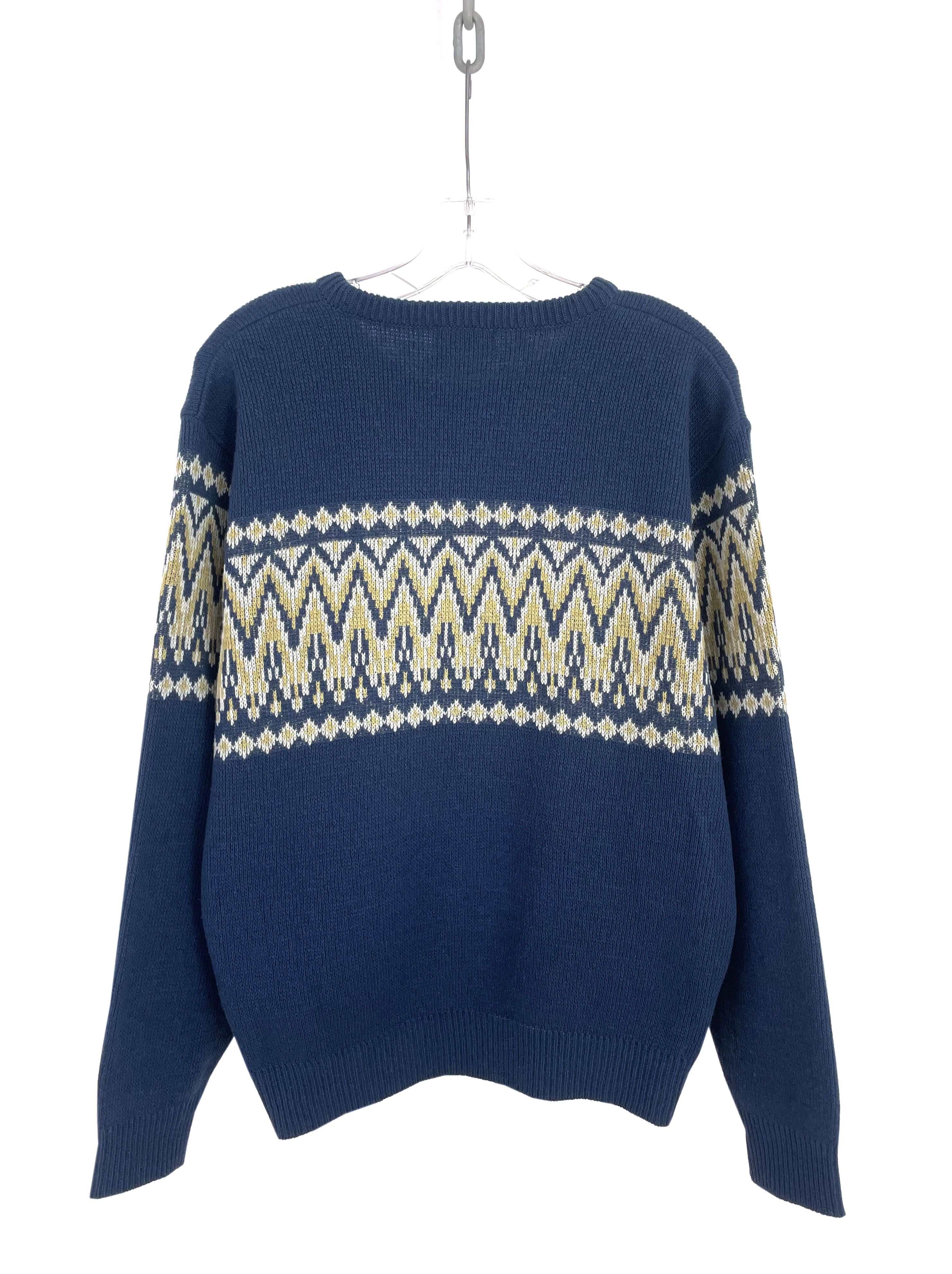 Yohji Yamamoto 80's Nordic Wool Sweater Size US M / EU 48-50 / 2 - 8 Thumbnail