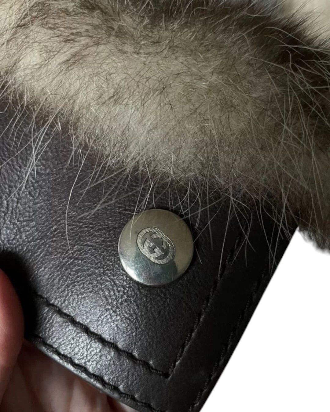 Gucci F/W 2007 RUNWAY WOMEN'S VARIATION OPOSSUM FUR LEATHER JACKET Size XS / US 0-2 / IT 36-38 - 8 Thumbnail