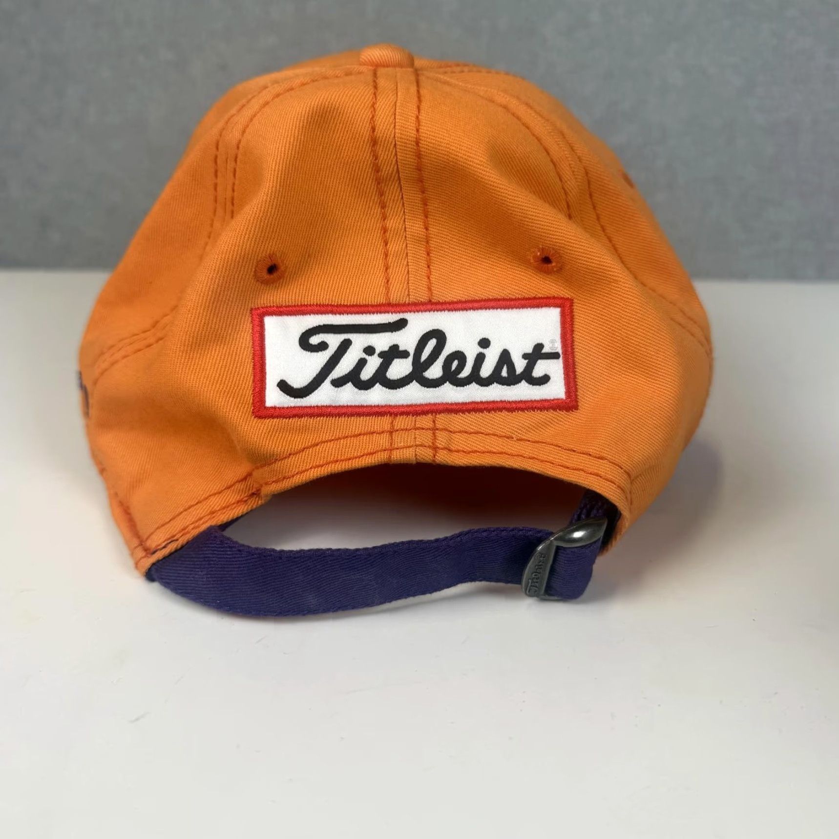 Titleist Titleist Orange Unisex Adult Adjustable Golf Baseball Cap Hat Size ONE SIZE - 4 Thumbnail