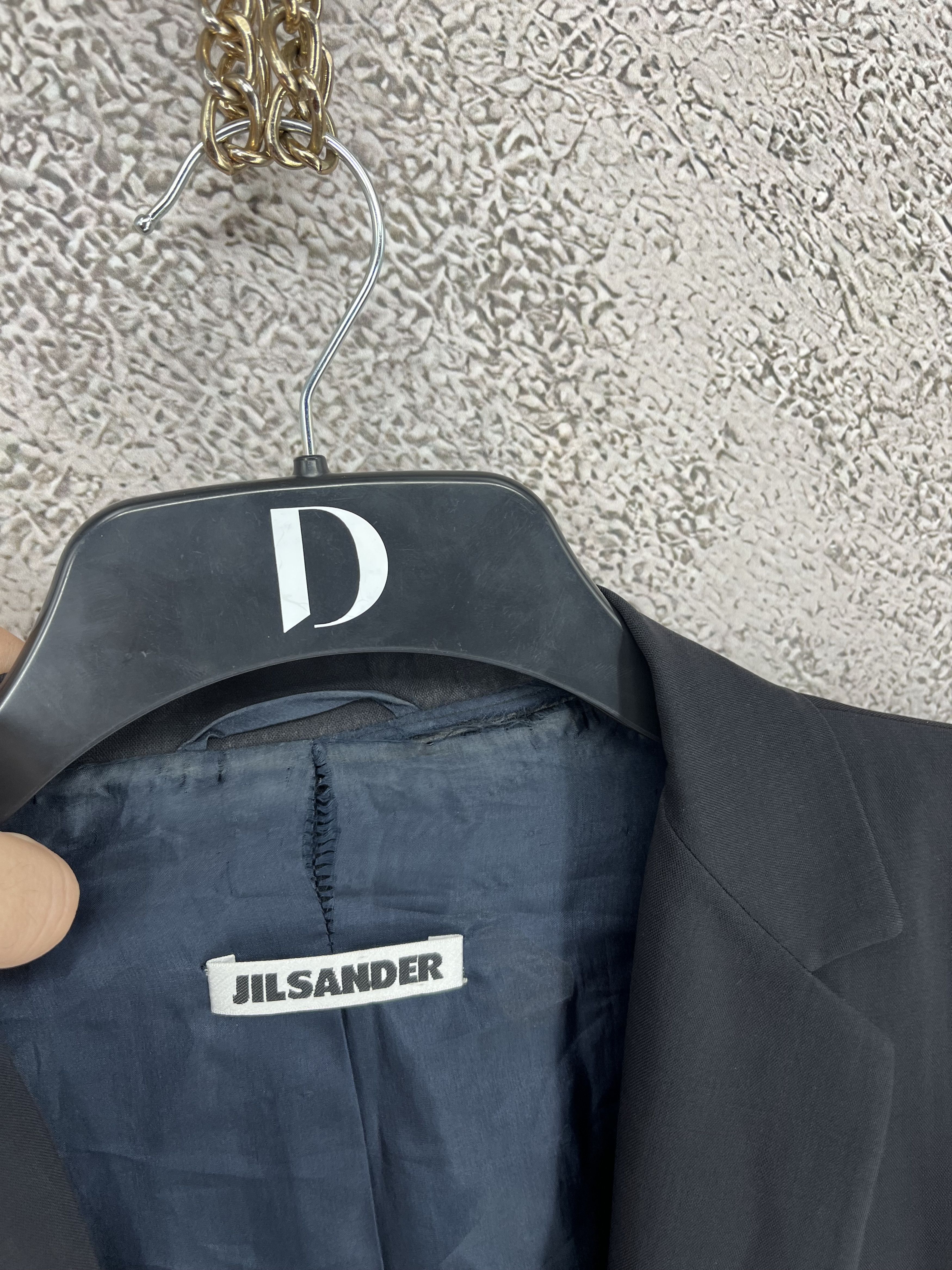 Jil Sander Jil Sander Wool Blazer Jacket Size 44 Minimalist Black Size S / US 4 / IT 40 - 7 Thumbnail