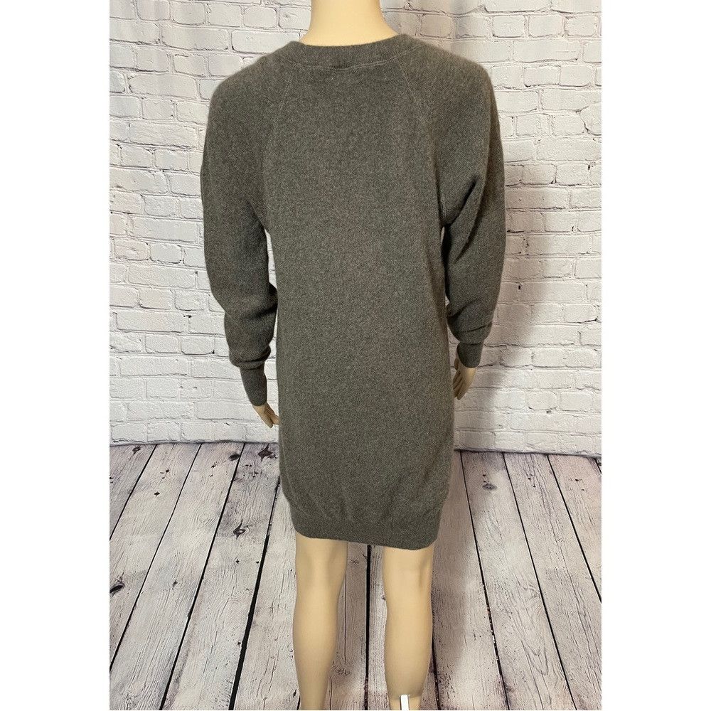 AQUA Aqua Cashmere Brown Long Sleeve Sweater Mini Dress Size M Size M / US 6-8 / IT 42-44 - 6 Thumbnail