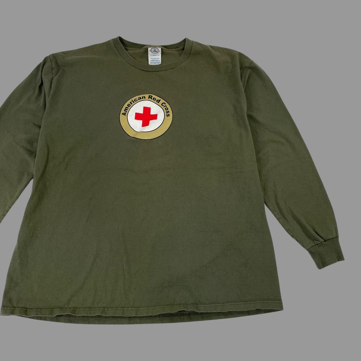 Vintage Vintage Red Cross long sleeve shirt Size US XL / EU 56 / 4 - 2 Thumbnail