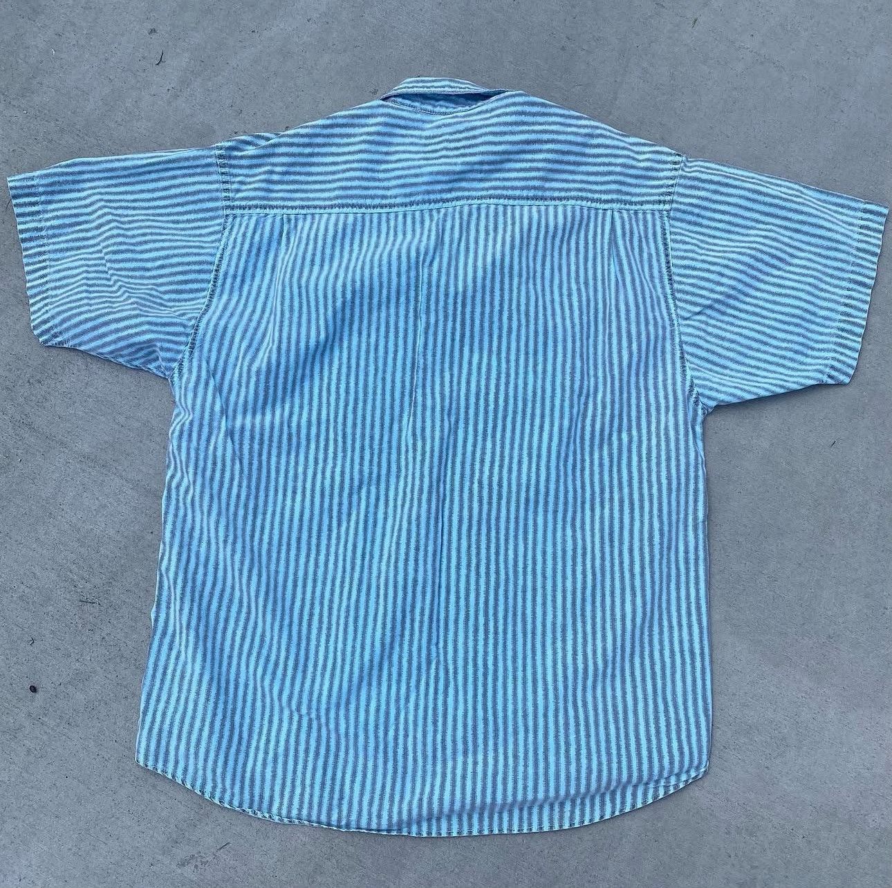Firenze Vintage 90s Blazer Firenze Striped Button Up Size US L / EU 52-54 / 3 - 5 Thumbnail