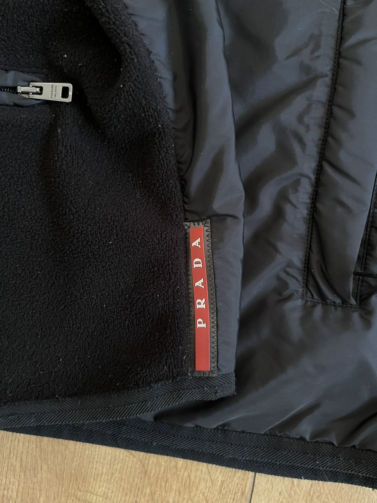 Prada Prada Hooded Technical Nylon Jacket Black Size US S / EU 44-46 / 1 - 2 Thumbnail