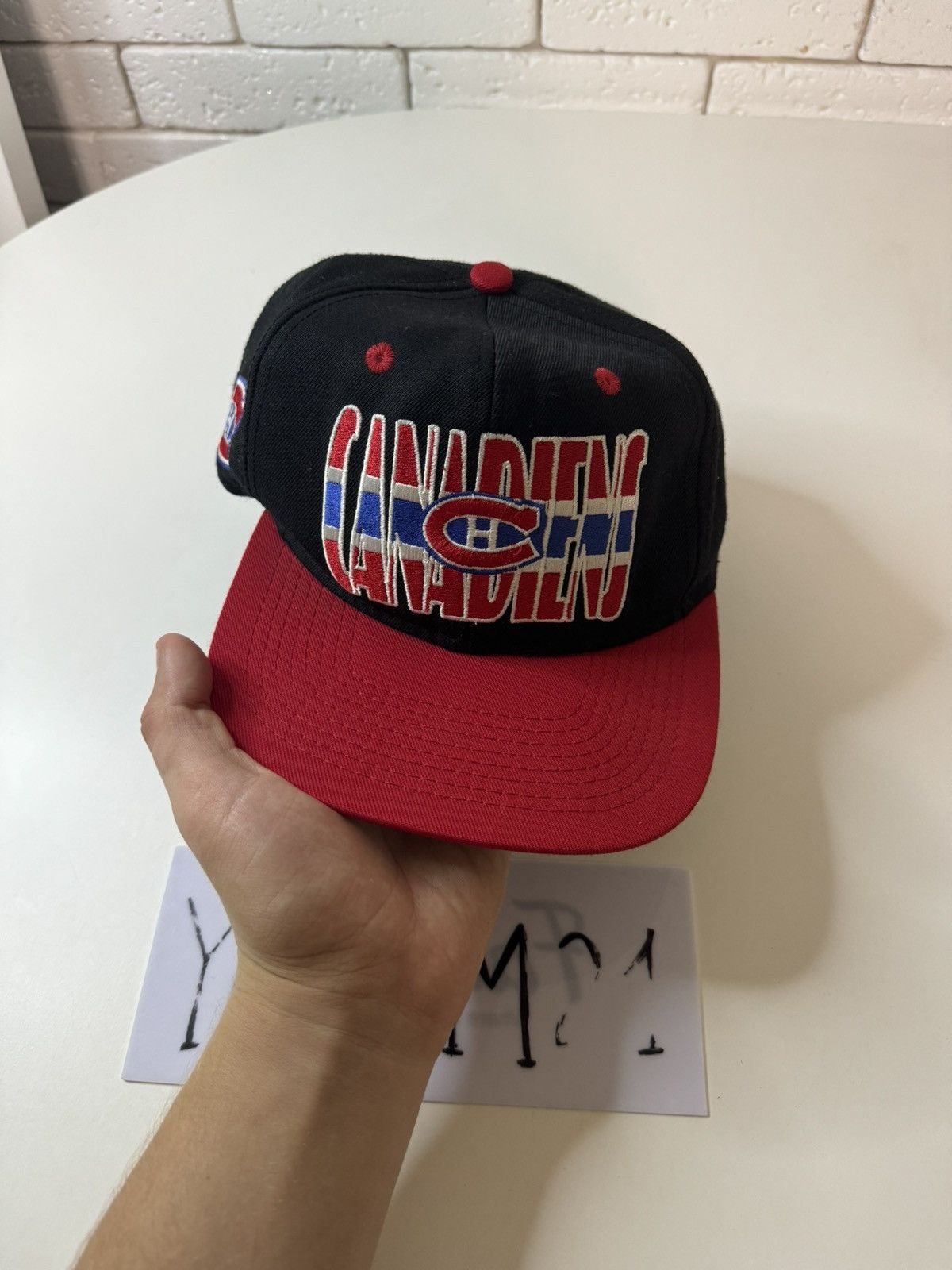 NHL Montreal Canadiens vintage made in Canada cap hat Size ONE SIZE - 2 Thumbnail