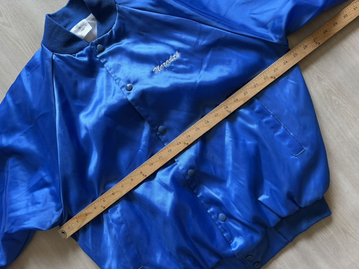 Vintage Vintage Auburn Satin Bomber Horse Spurs Sz L Made In USA Size US L / EU 52-54 / 3 - 6 Thumbnail