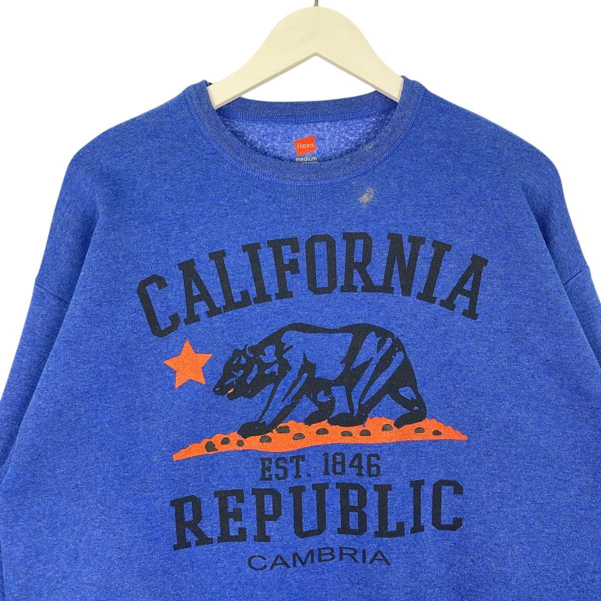 Hanes × Vintage Vintage Hanes Republic Graphic Crewneck Sweatshirt Size M Size US M / EU 48-50 / 2 - 4 Thumbnail