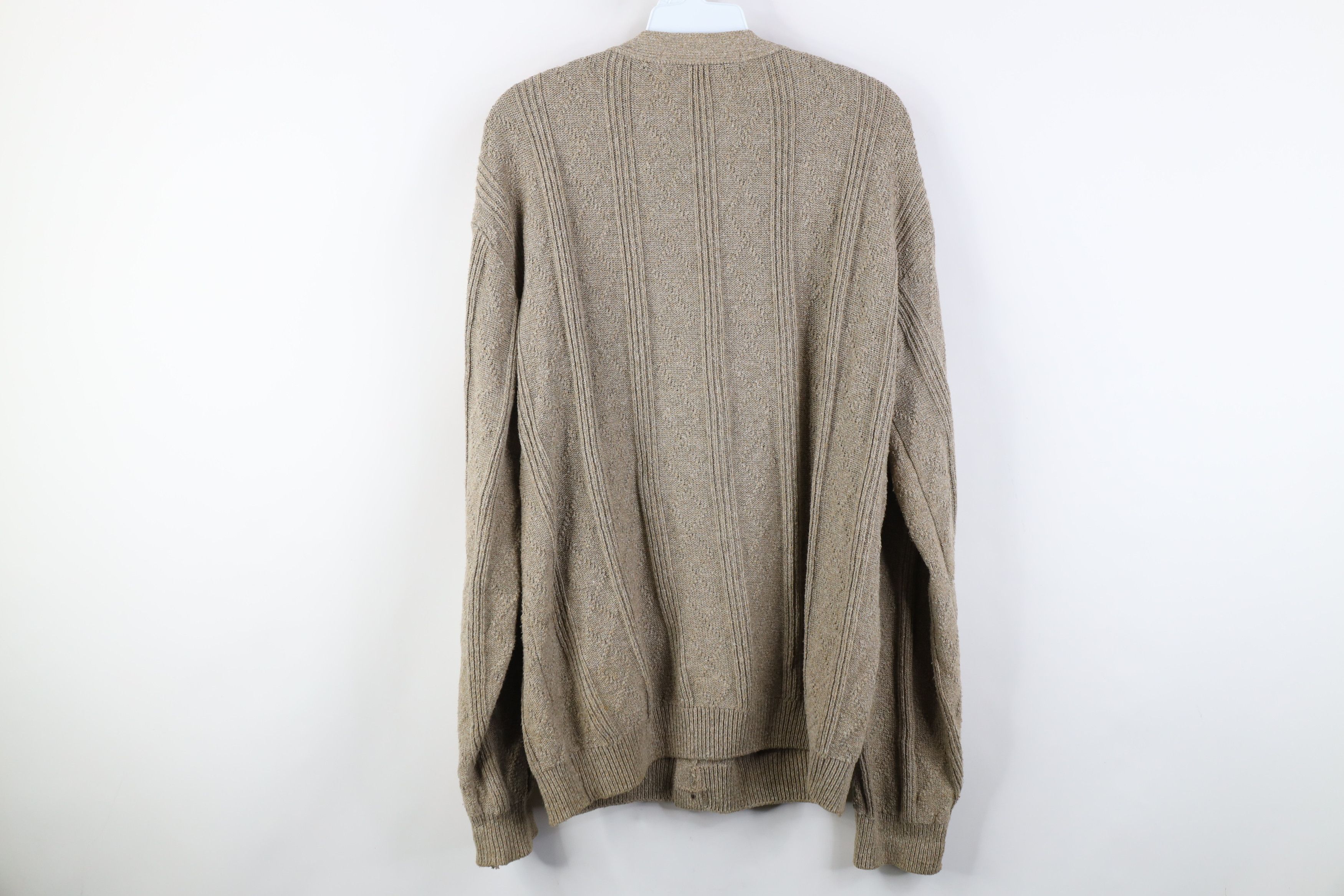 Vintage Vintage 90s Streetwear Knit Fisherman Cardigan Sweater Size US XL / EU 56 / 4 - 10 Thumbnail