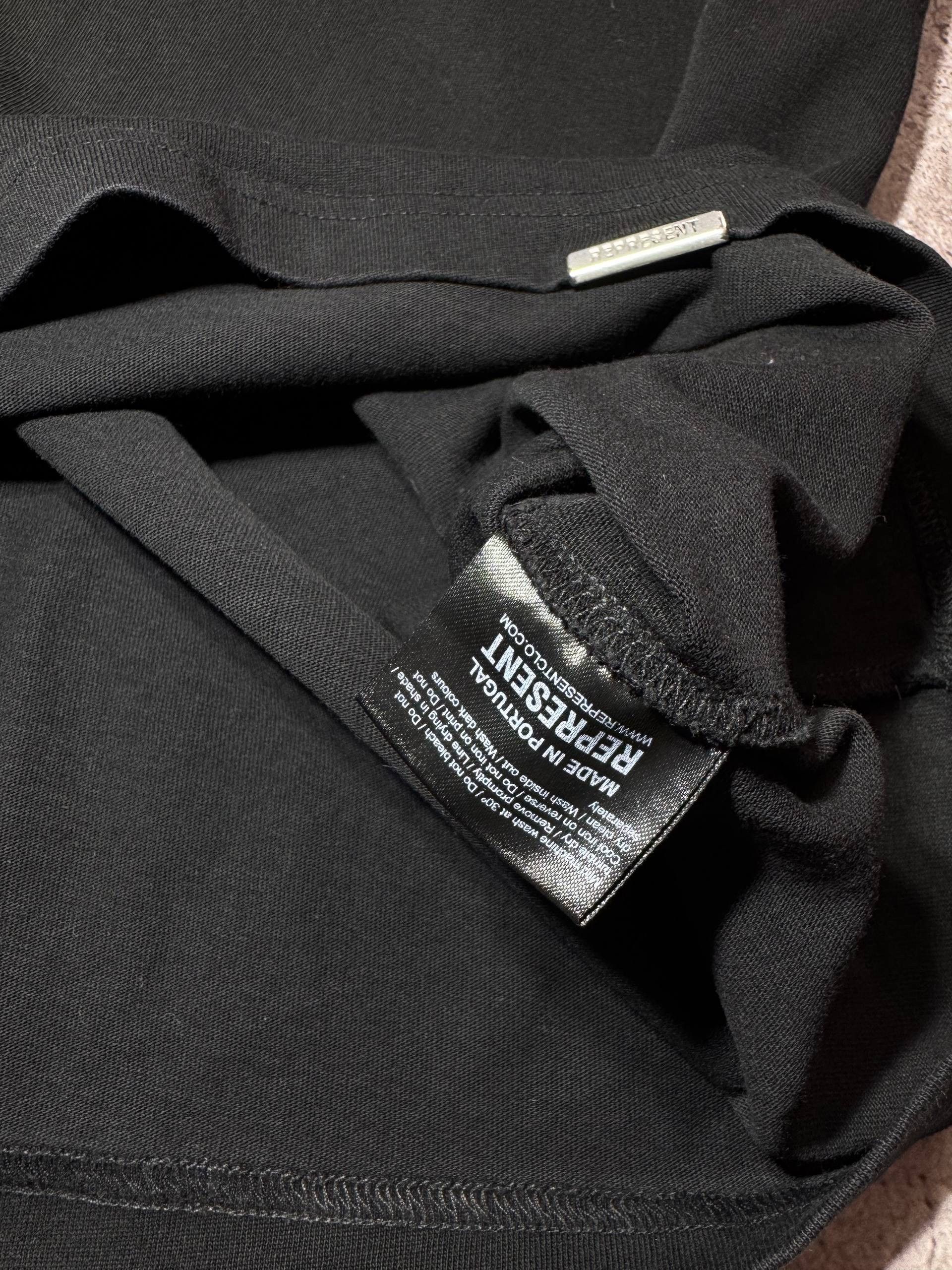 Represent Clo. Represent Owners’ Club Black Big Printed Logo Cotton T-shirt Size US L / EU 52-54 / 3 - 9 Thumbnail