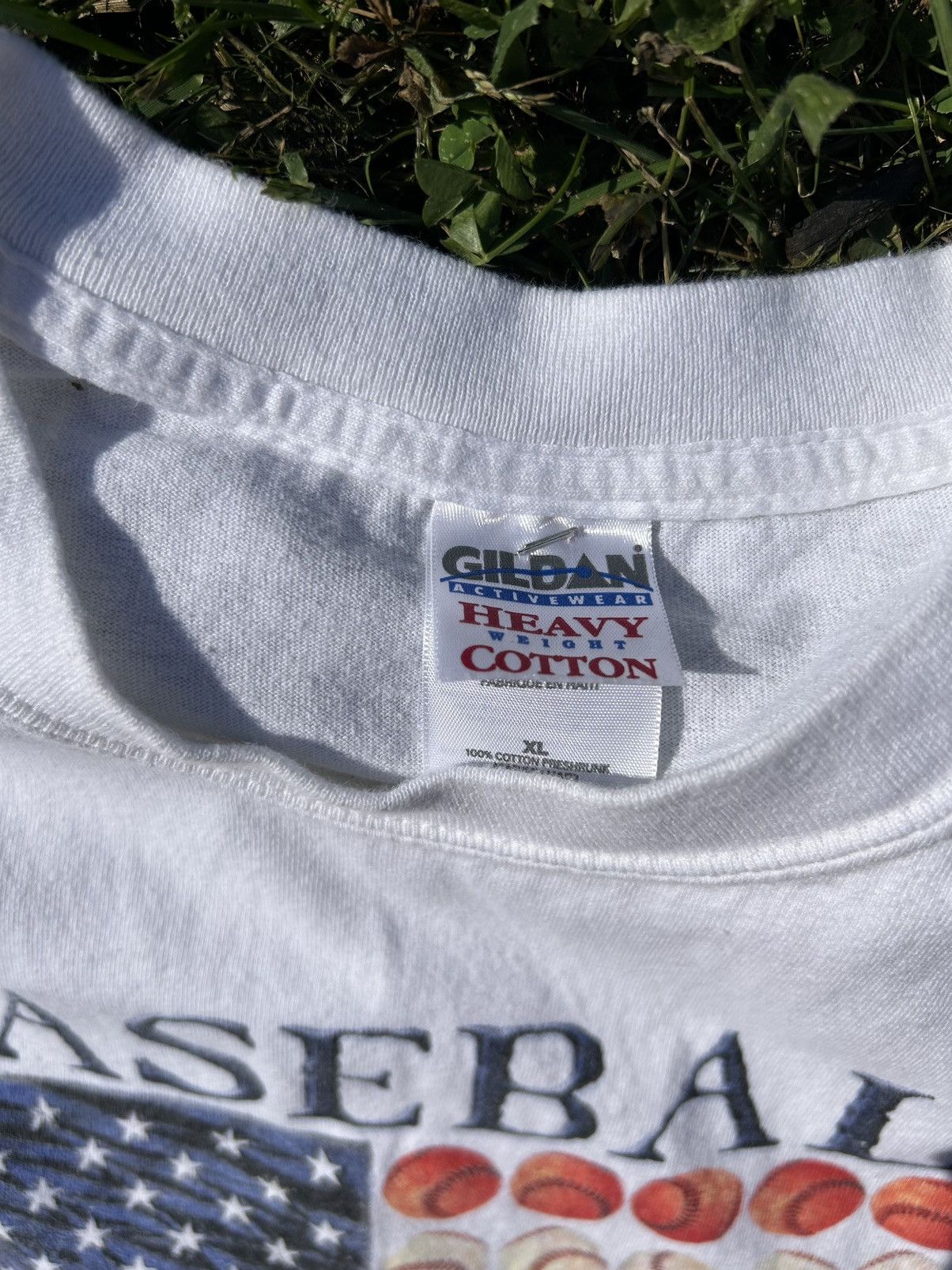 Gildan × MLB × Vintage 90s Oversized Baseball Tee Size US XL / EU 56 / 4 - 3 Thumbnail