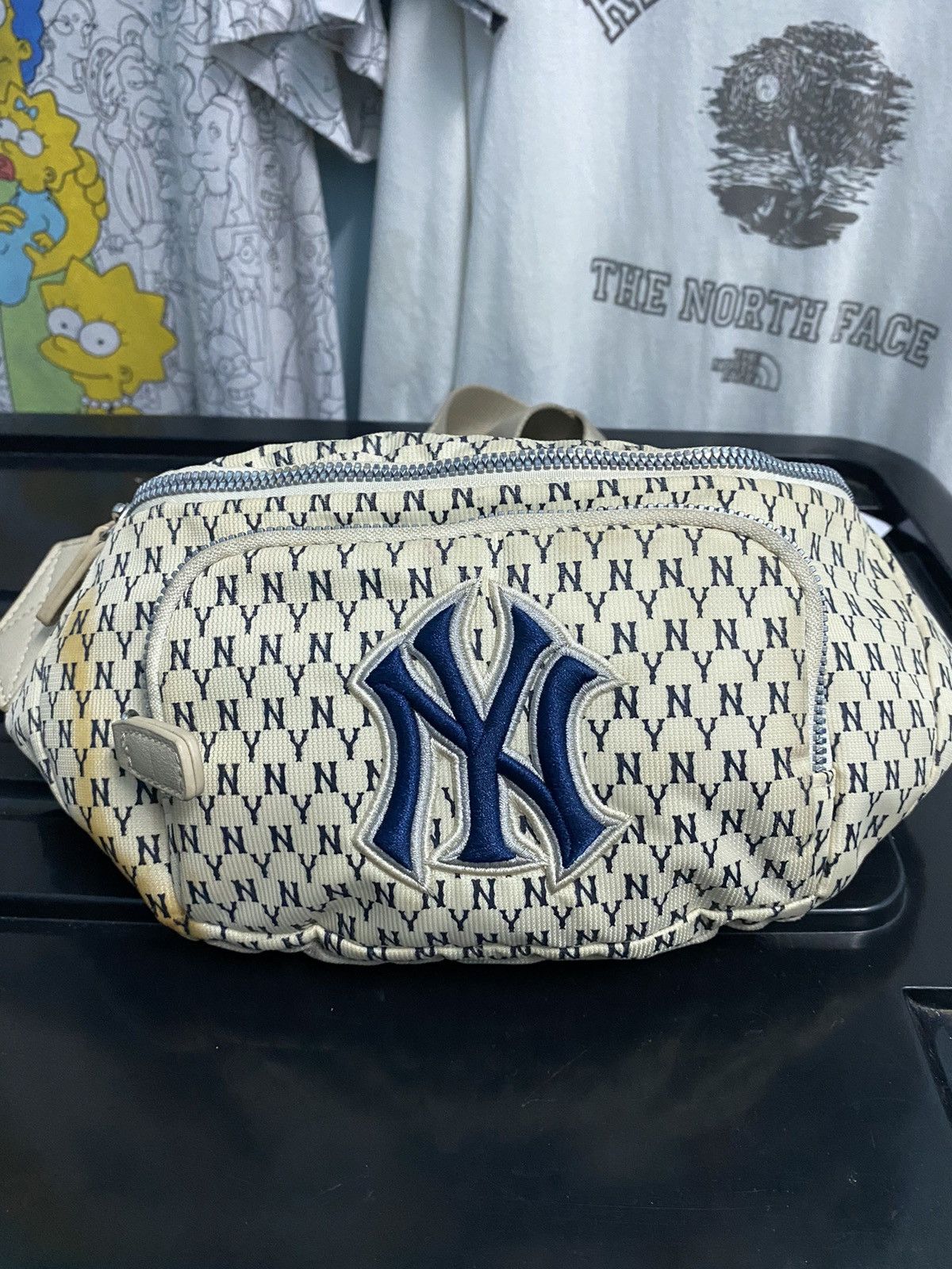 Japanese Brand × Only NY NYK Classic Monogram Hipsack (Cream blue) Size ONE SIZE - 2 Thumbnail