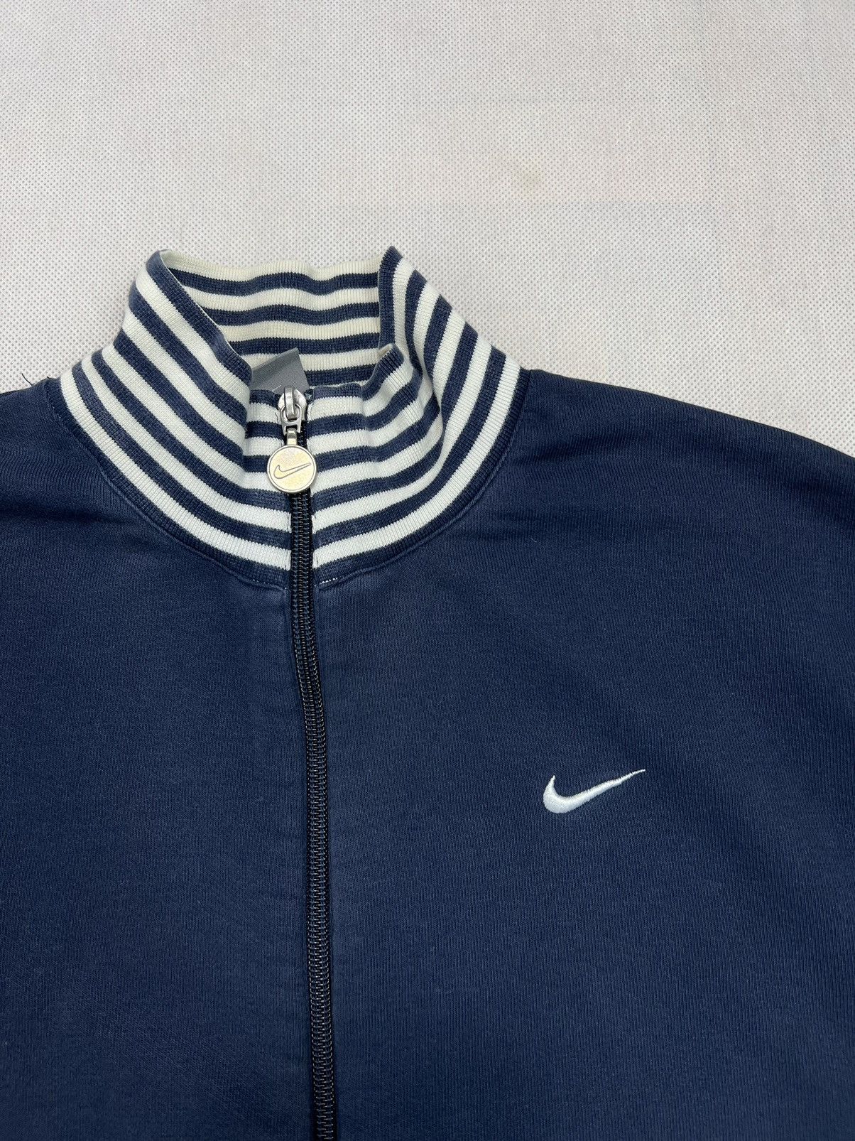 Nike Sweatshirt Nike small logo vintage 00’s zipped y2k Size L / US 10 / IT 46 - 2 Thumbnail