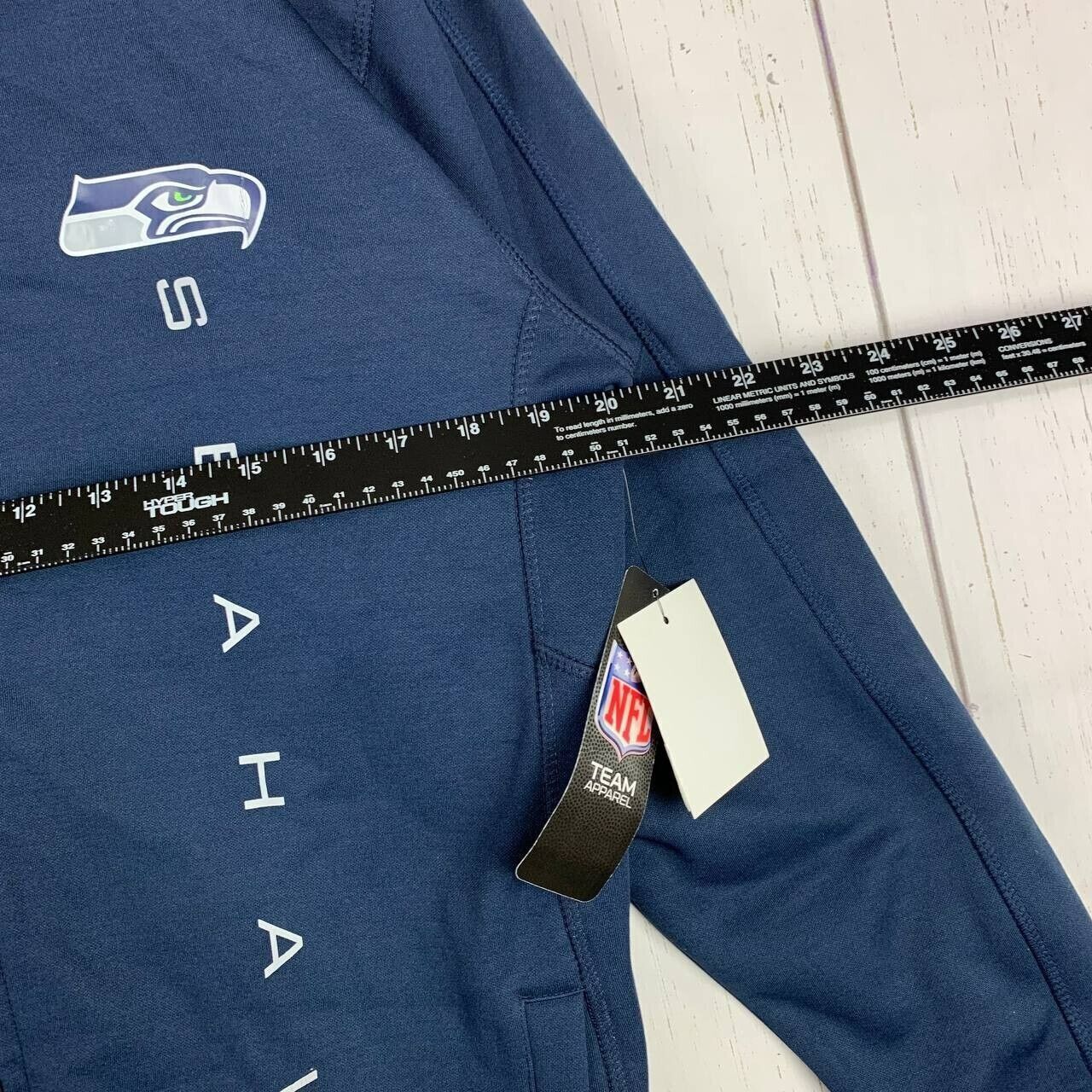 NFL Seattle Seahawks Team Apparel Full Zip Hoodie Sweatshirt Size US M / EU 48-50 / 2 - 5 Thumbnail