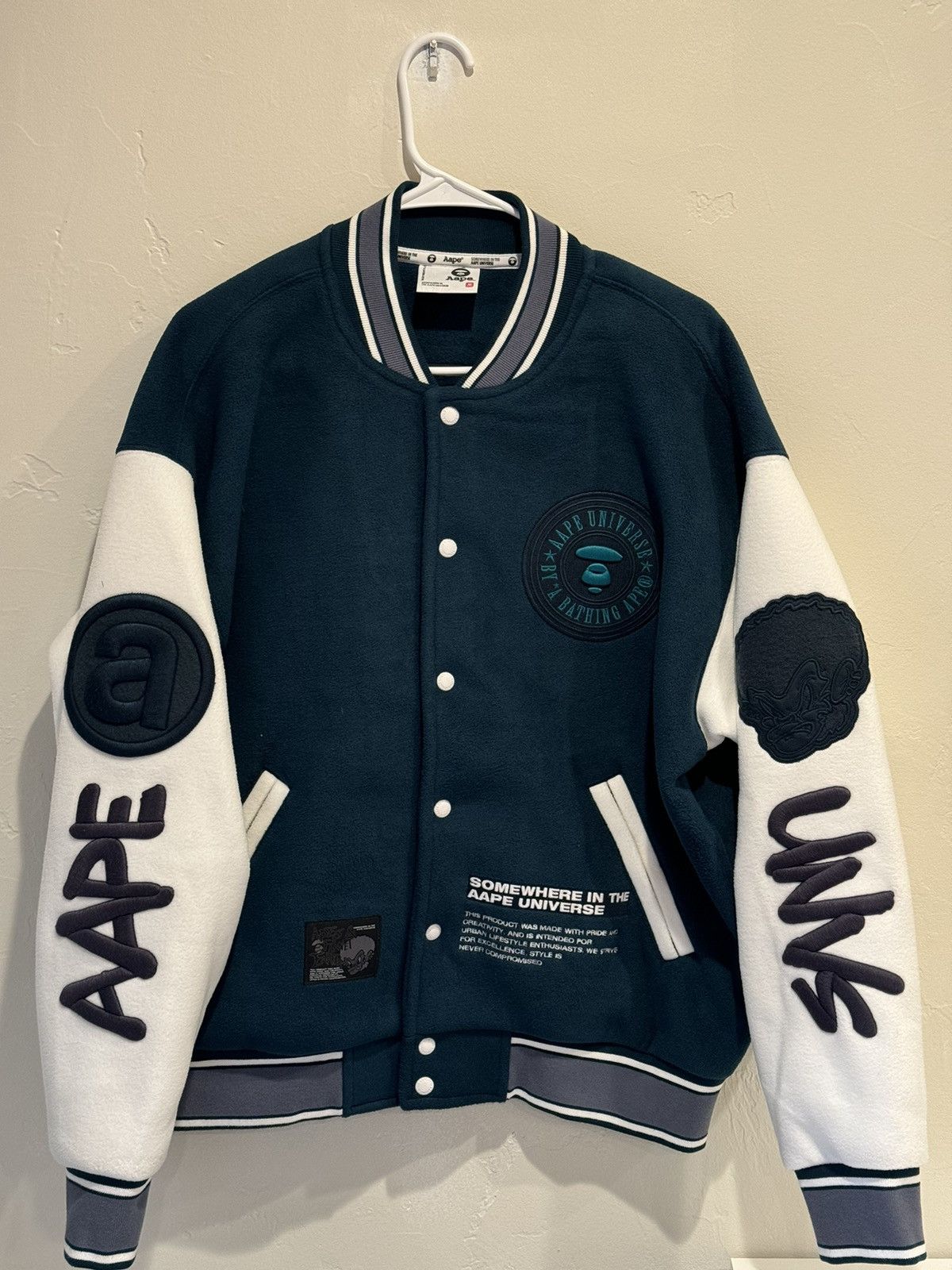 Aape Aape varsity jacket, Japan exclusive Size US M / EU 48-50 / 2 - 1 Thumbnail