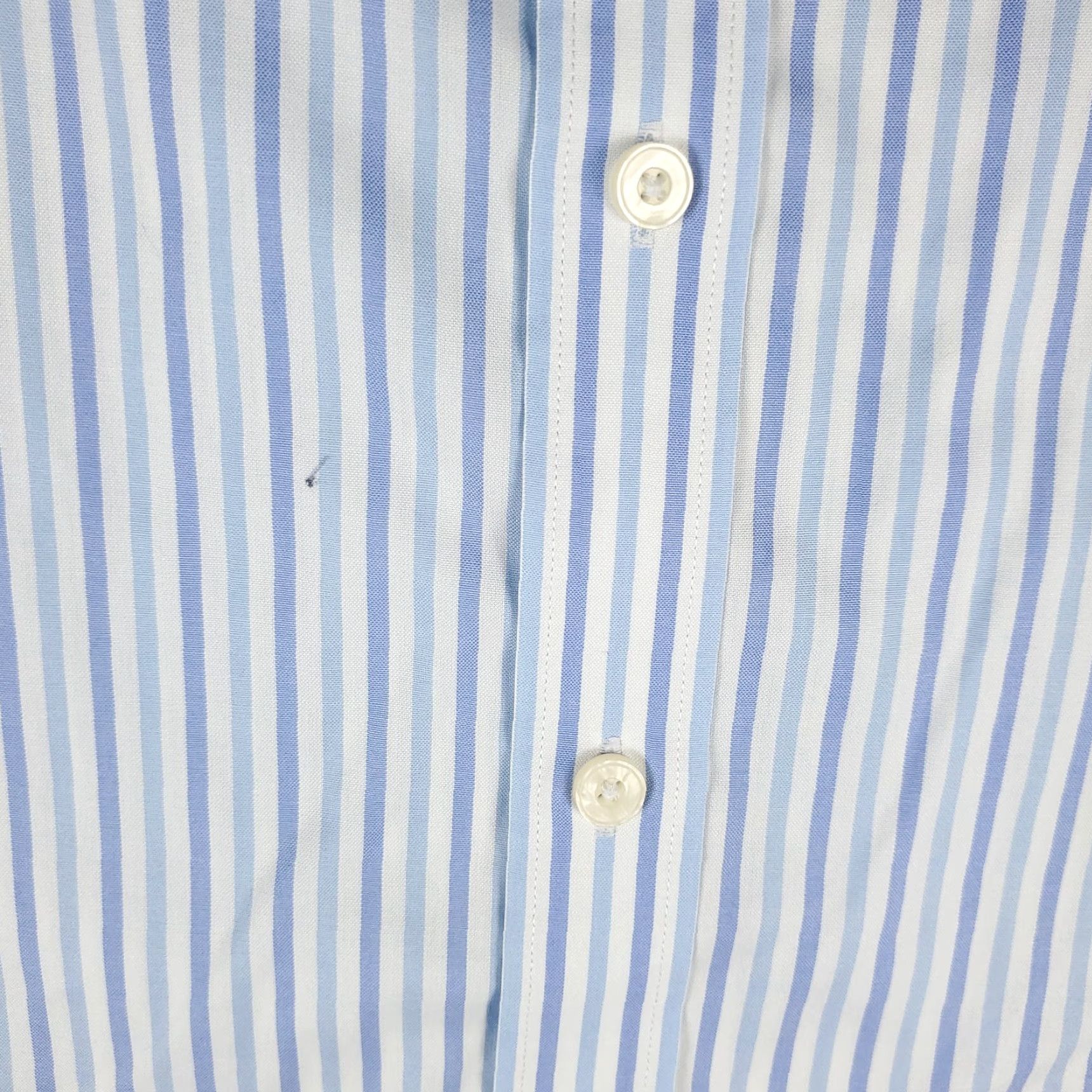 UNTUCKit UNTUCKit Blue Striped Button Up Shirt XL Mens Long Sleeve Casual Size US XL / EU 56 / 4 - 3 Thumbnail