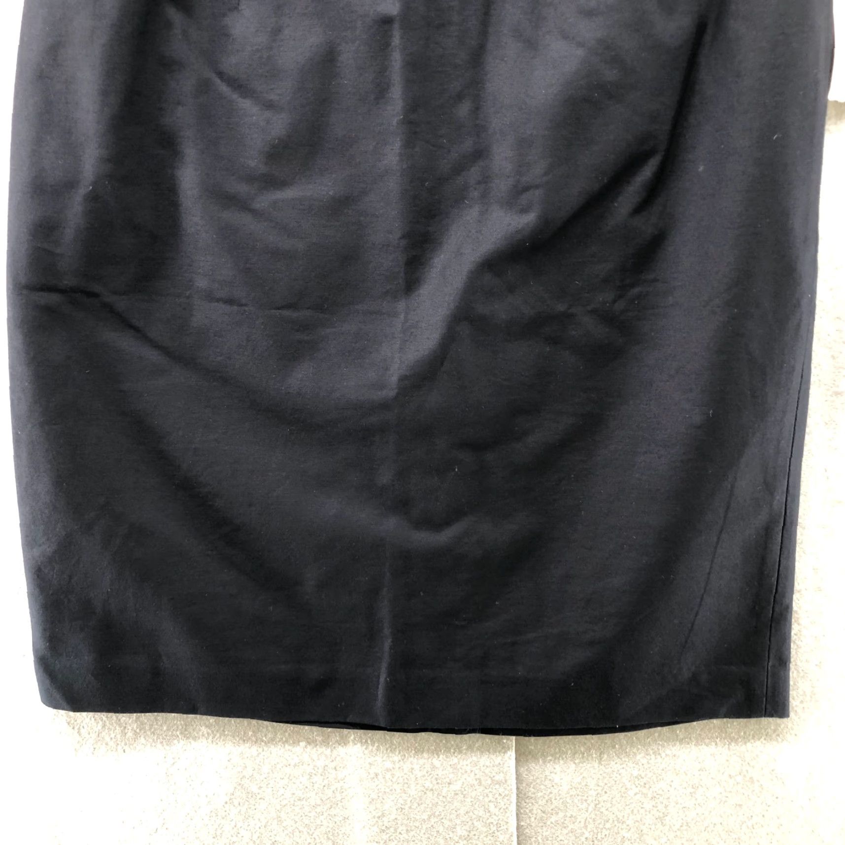 Coldwater Creek NWT Coldwater Creek Black Pencil Skirt 12P Cotton Stretch Career Workwear Womens Size 34" / US 12 / IT 48 - 5 Thumbnail