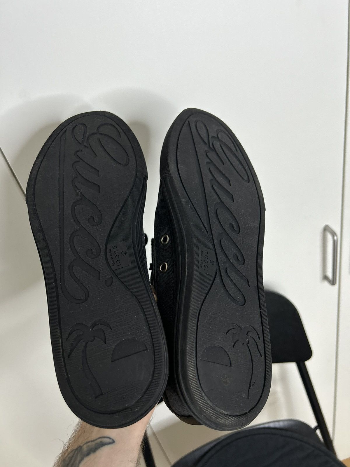 Gucci Gucci GG Canvas Low 'Black' Size US 8 / EU 41 - 11 Thumbnail