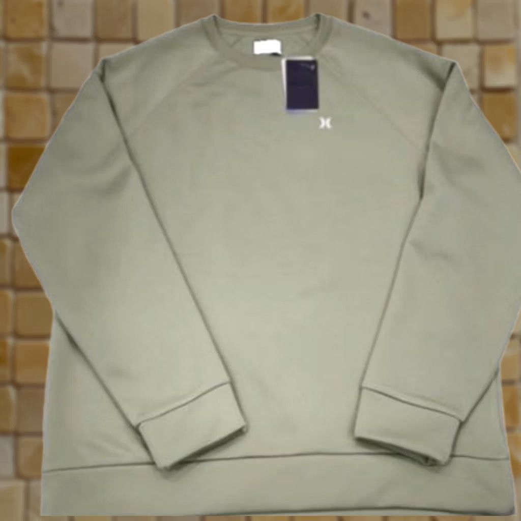 Hurley VINTAGE NEW MENS HURLEY SWEATSHIRT HEAVY MEADOW GREEN RAGLAN CREWNECK SIZE L Size US L / EU 52-54 / 3 - 1 Preview
