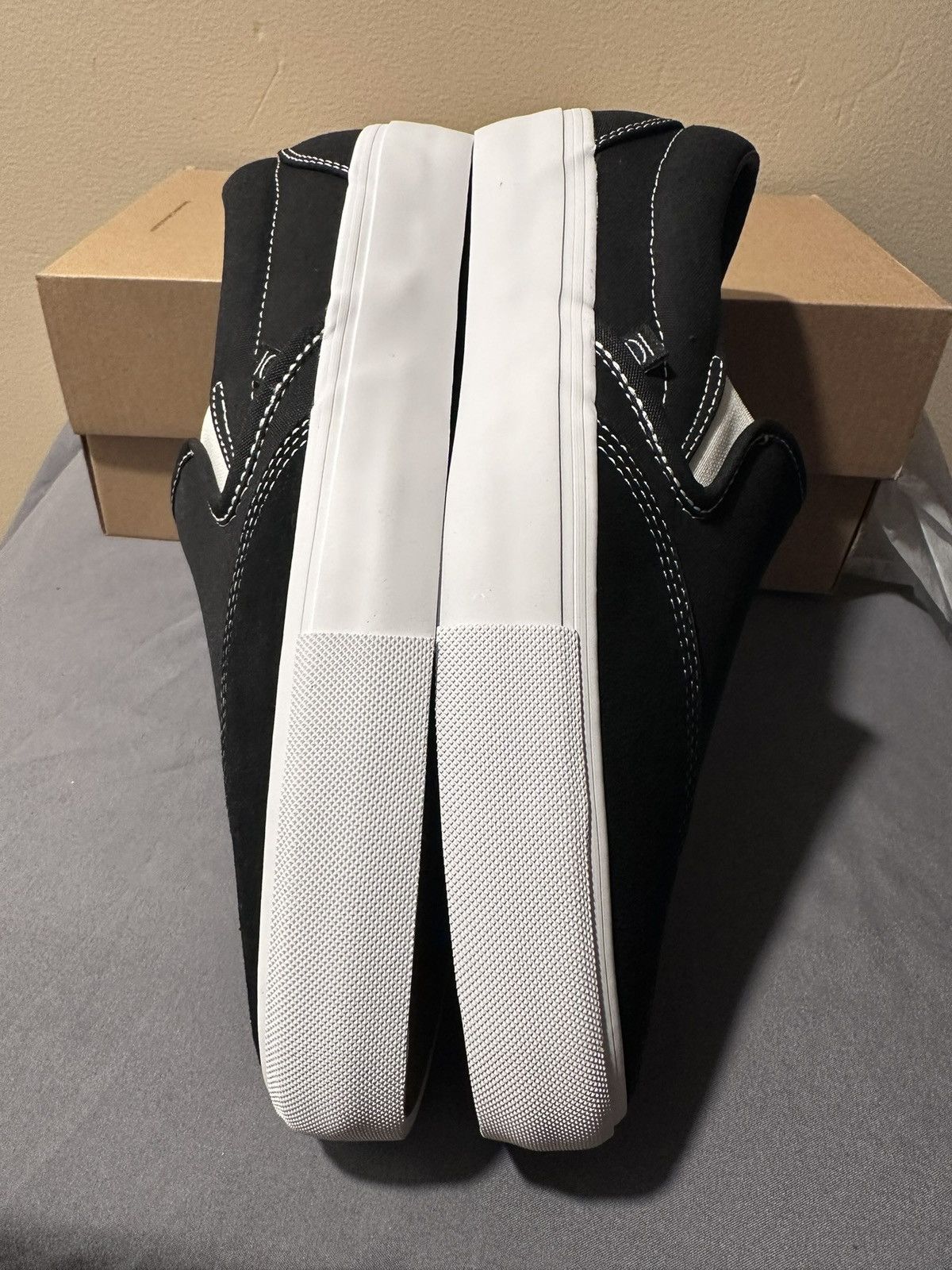ClearWeather Clearweather DODDS Black Canvas Low Top Shoes size 9.5 M Size US 9.5 / EU 42-43 - 4 Thumbnail