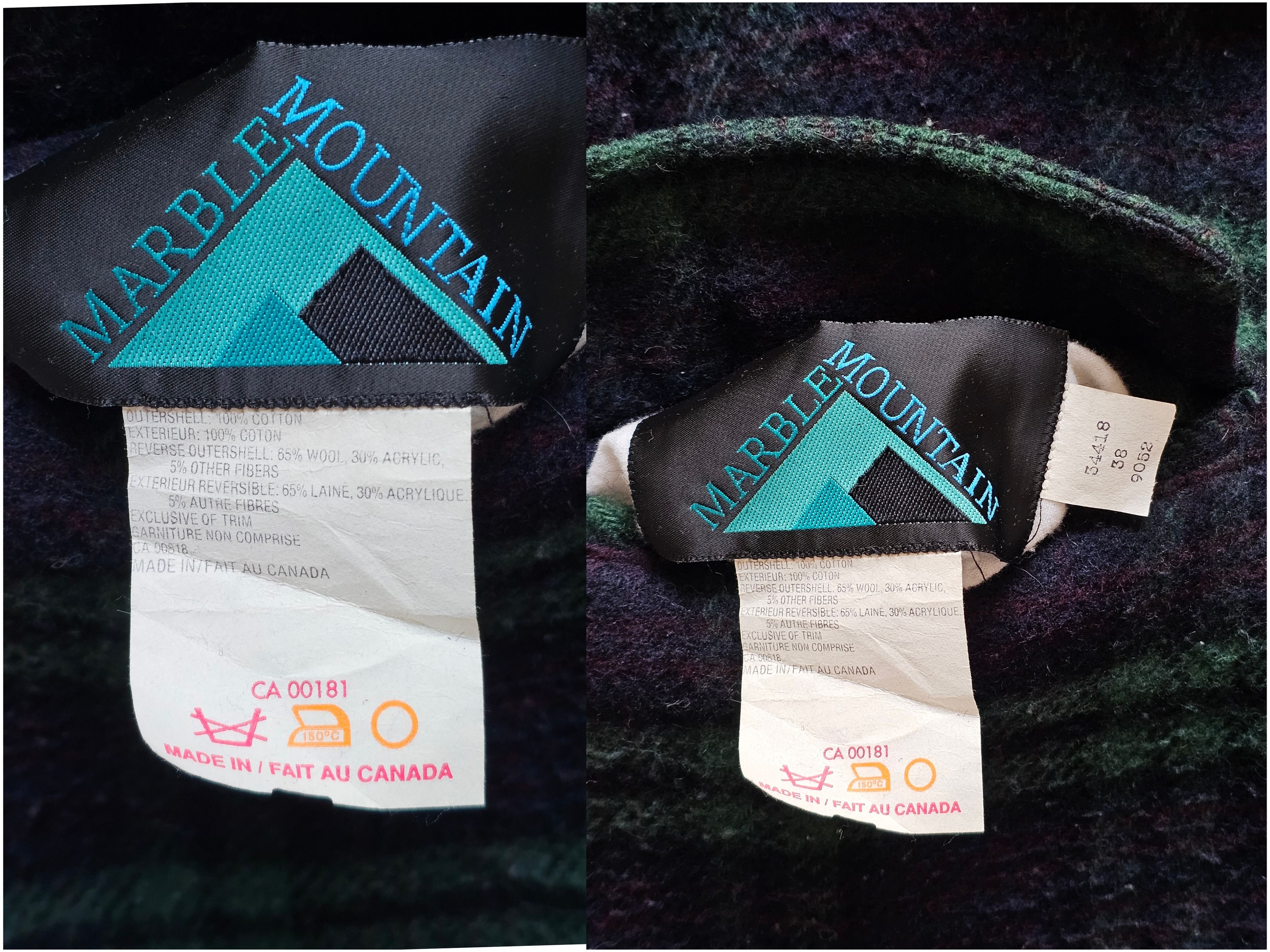 Other Reversible Wool Canvas barn, work jacket. Marble Mountain Size US XL / EU 56 / 4 - 5 Thumbnail