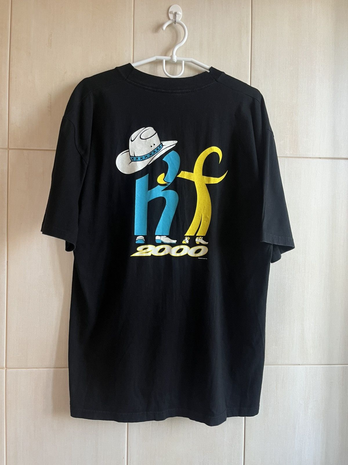 Vintage Vintage Abracadabra 2000 Cowboy Graphic Tee Size US L / EU 52-54 / 3 - 4 Thumbnail