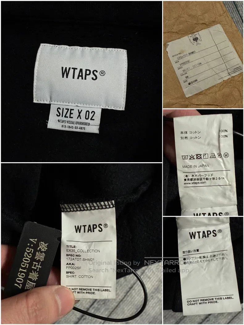 Wtaps Wtaps Batik Washed Four-Pocket Fleece Cotton Jacket Size US M / EU 48-50 / 2 - 7 Thumbnail