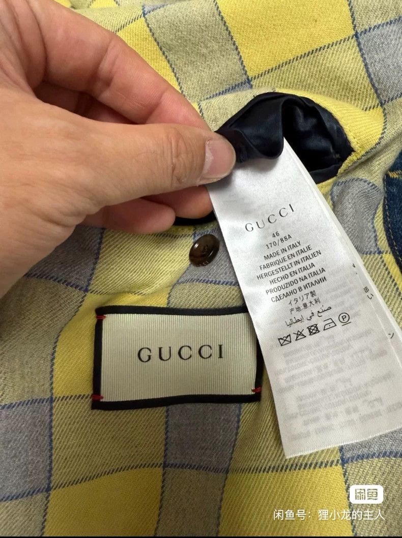 Gucci Gucci Puppy embroidered blue denim jacket Size US S / EU 44-46 / 1 - 4 Thumbnail