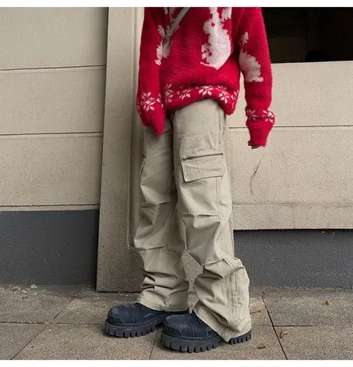 Vintage Isshiki x natsu Multi Packet Cargo Pants in Beige Size US 32 / EU 48 - 2 Thumbnail