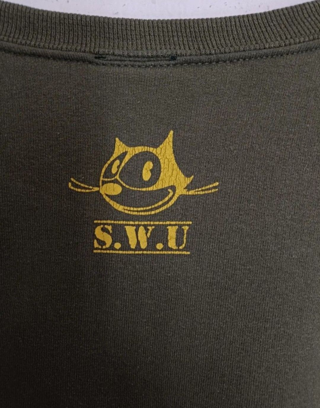 Vintage Sweater Y2K Felix the cat military parody crewneck Size US L / EU 52-54 / 3 - 4 Thumbnail