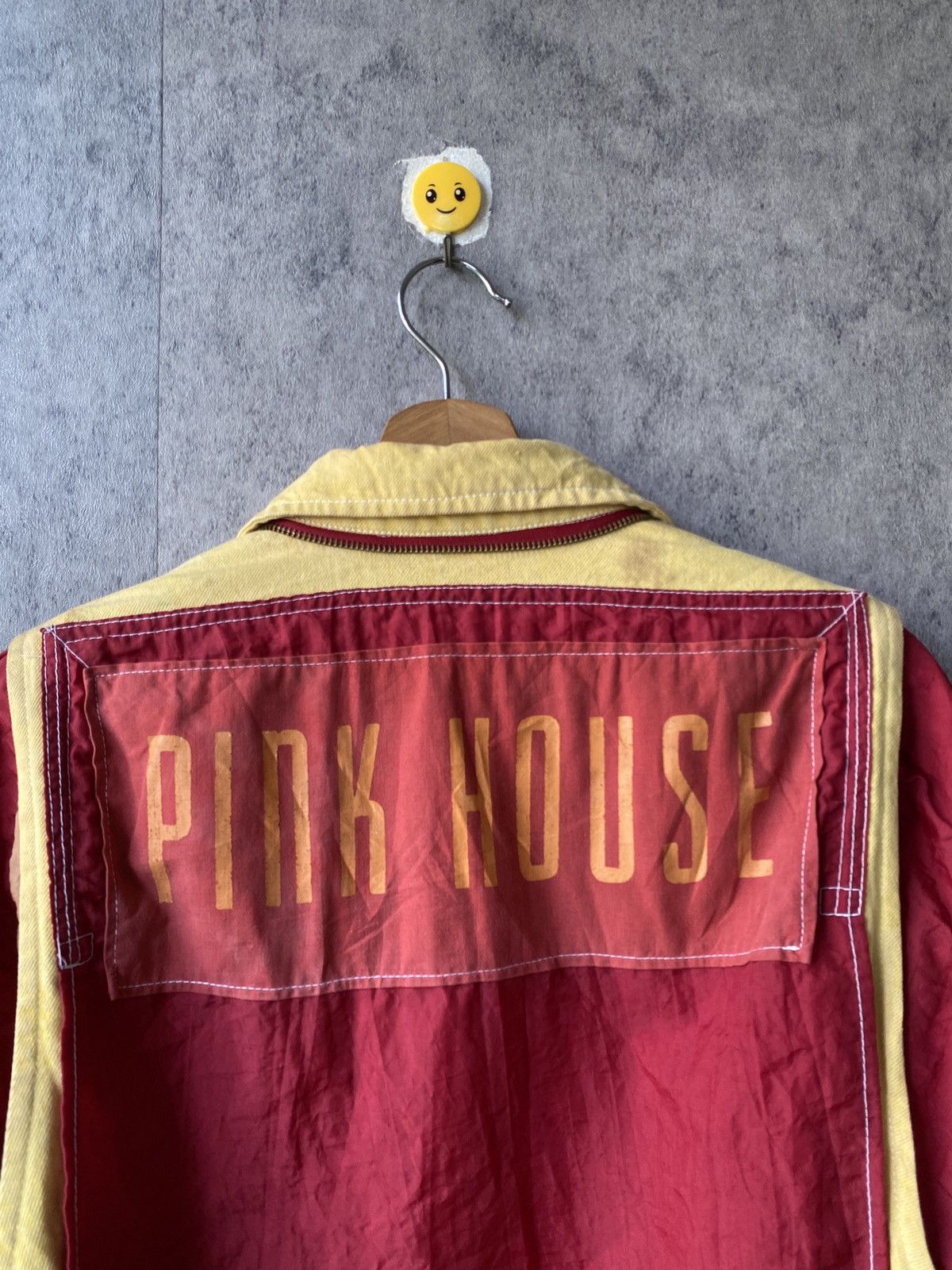 Pink House 1990s Pink House Denim Bomber Jacket Size US M / EU 48-50 / 2 - 13 Thumbnail