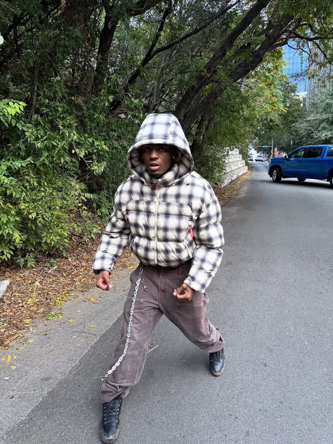 The GV Gallery The GV Gallery Plaid Puffer Waterproof Coat Raspberry Hills Size US S / EU 44-46 / 1 - 5 Thumbnail