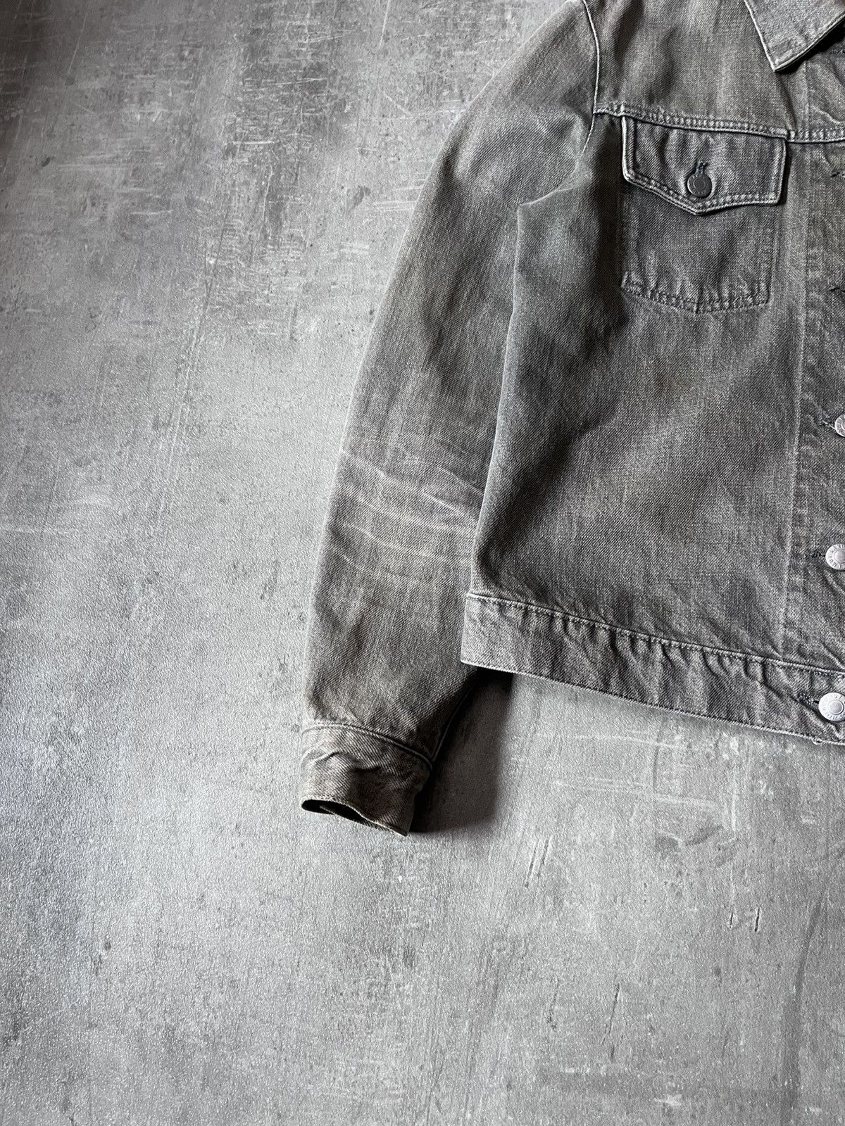 Helmut Lang Helmut Lang 90s Vintage Classic denim grey jacket Size M / US 6-8 / IT 42-44 - 2 Thumbnail