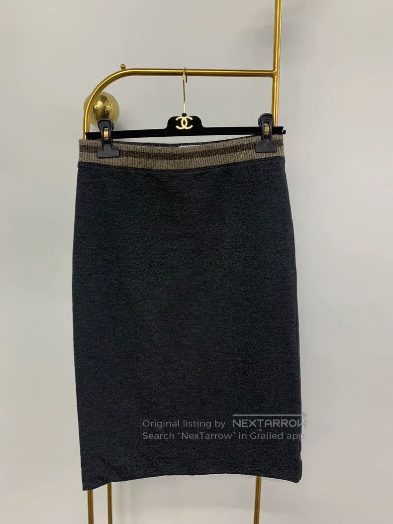 Brunello Cucinelli Brunello Cucinelli Wool knitted skirt Size 26" / US 2 / IT 38 - 1 Thumbnail