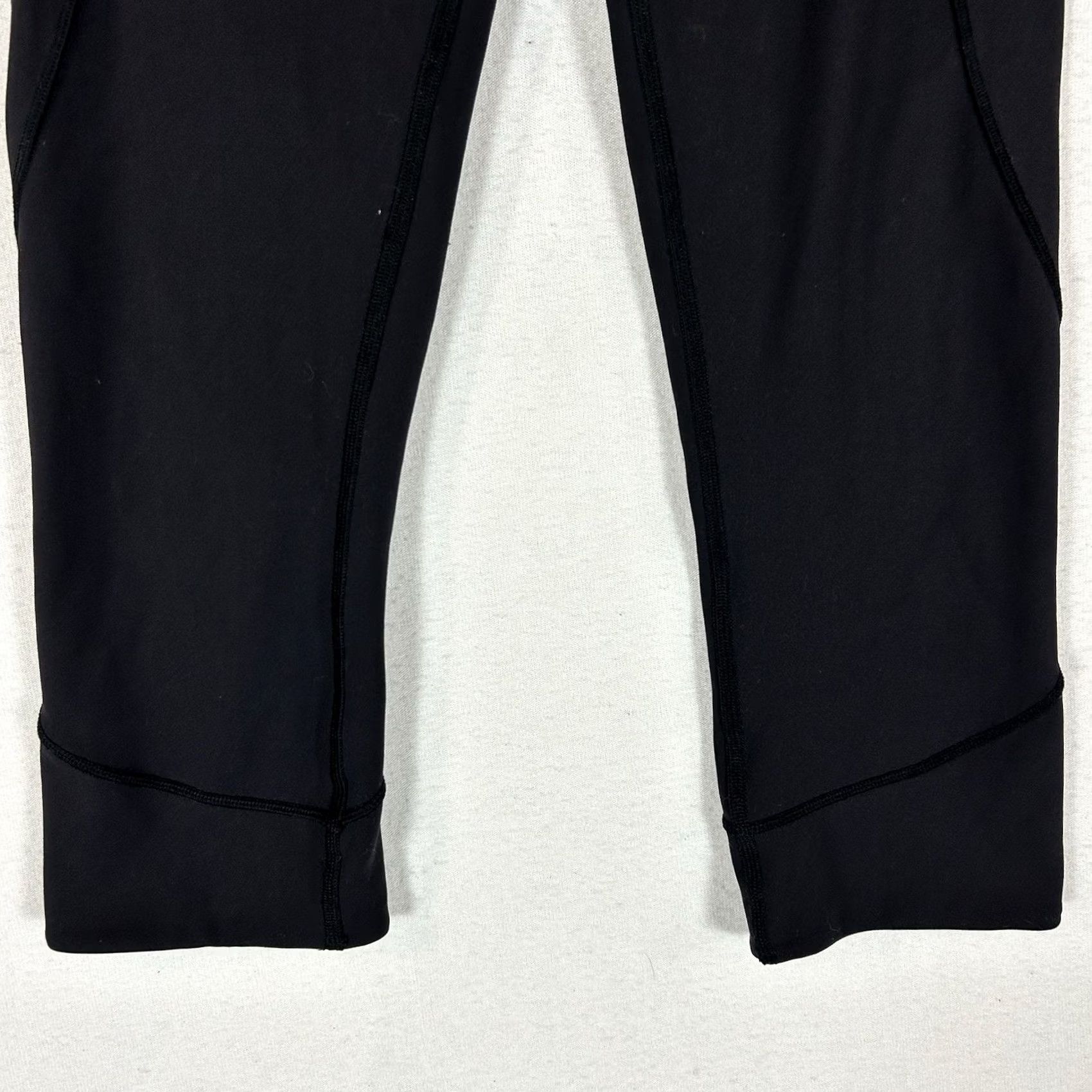 Lululemon Lululemon Capri Leggings Womens 6 Black Activewear Stretch Mid-Rise Pull On Size 28" / US 6 / IT 42 - 3 Thumbnail