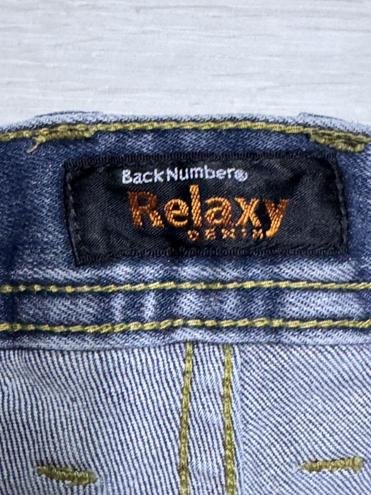 Japanese Brand Vintage Back Number Talon Zip Slim Fit Skinny Jeans Size US 28 / EU 44 - 13 Thumbnail