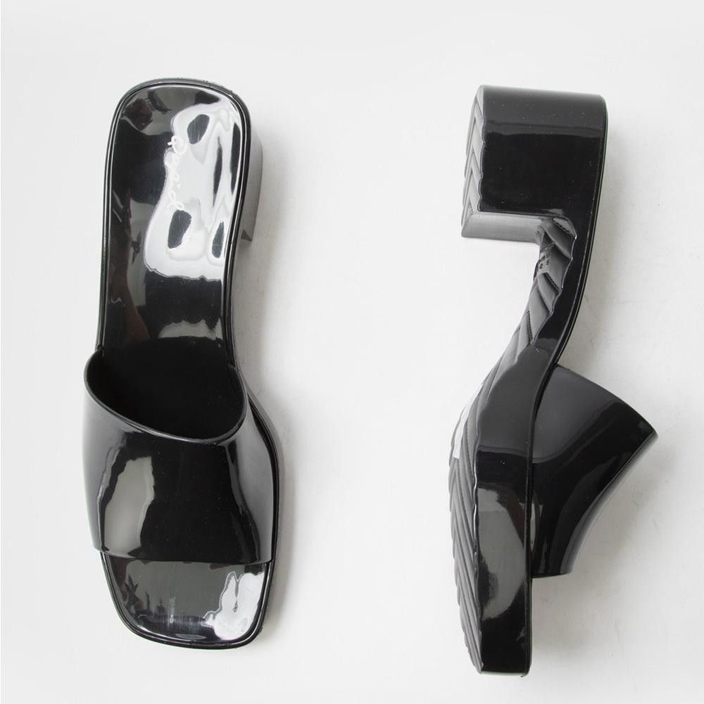 Tillys Black Sandal Mules Size US 9 / IT 39 - 4 Thumbnail