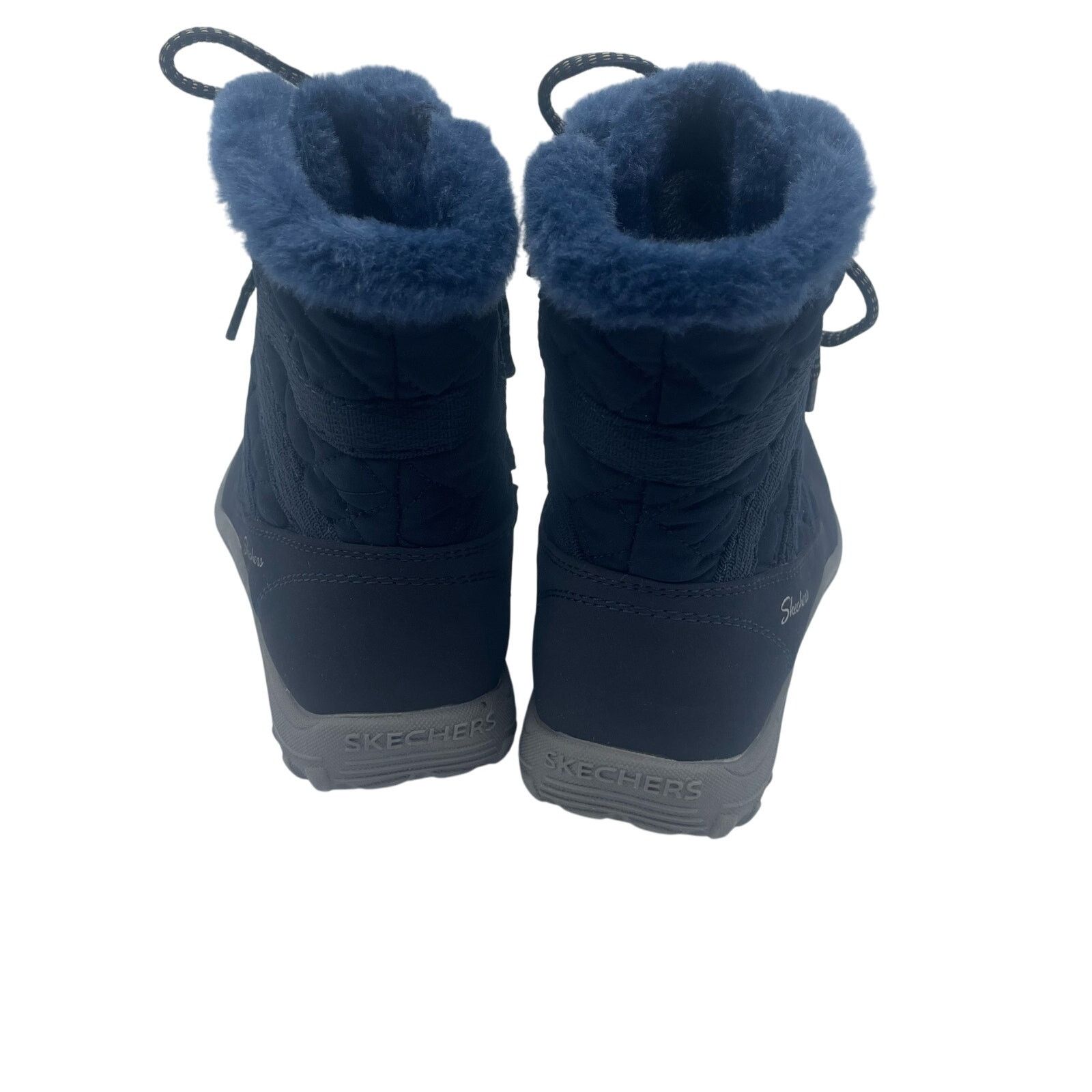 SKECHERS Skechers Reggae Fest Moro Rock Faux Fur Lined Booties Navy 6 Size US 6 / IT 36 - 4 Thumbnail