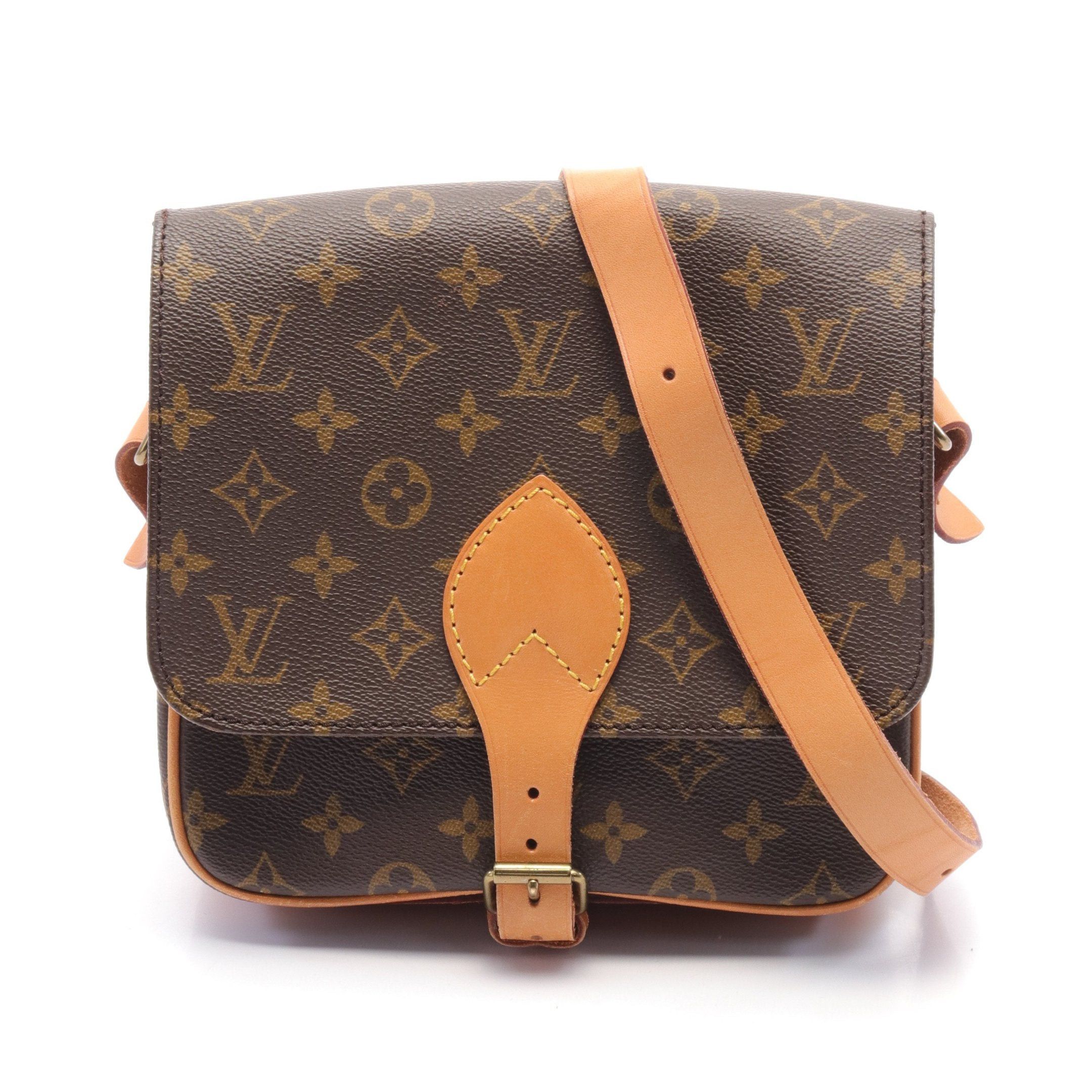 Louis Vuitton Louis Vuitton Cartesier Mm Monogram Shoulder Bag Leather Brown Size ONE SIZE - 1 Thumbnail