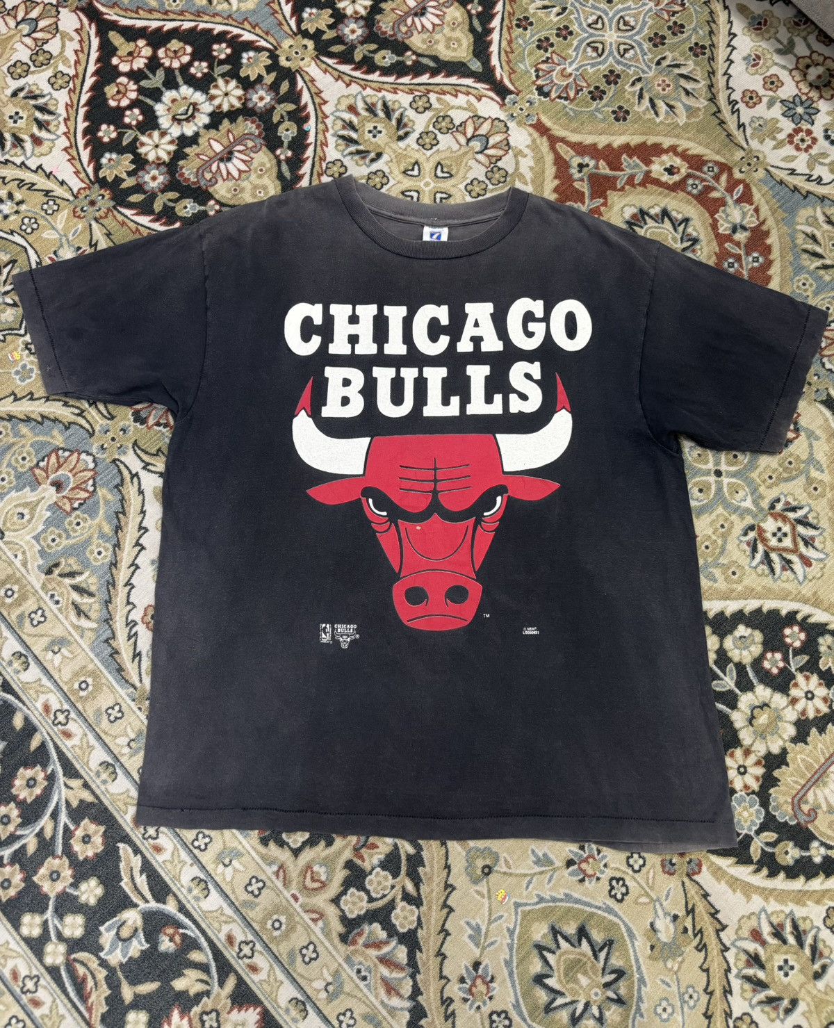 NBA × Vintage Vintage Chicago Bulls Tshirt Size US XXL / EU 58 / 5 - 1 Thumbnail