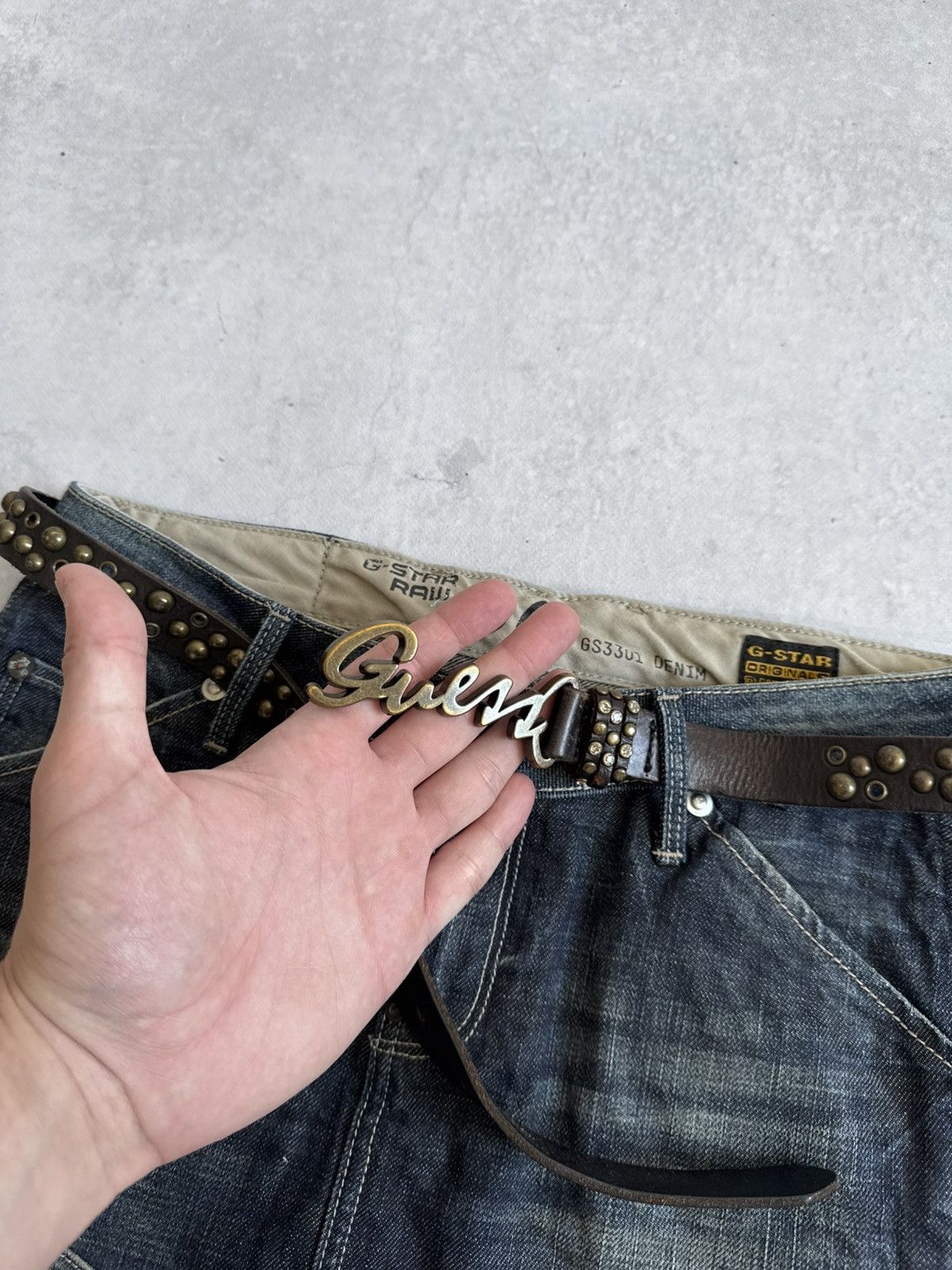 Guess Vintage Guess Y2K Mini Leather Women’s Metal Belts Archive Size ONE SIZE - 7 Thumbnail