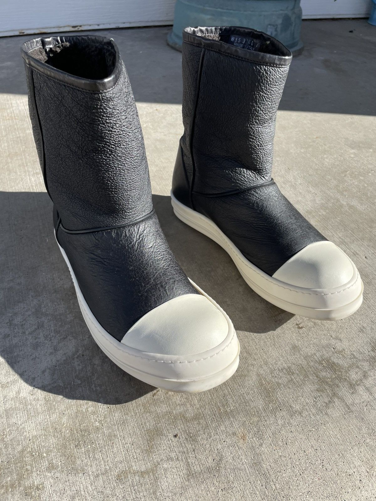 Rick Owens Rick Owens Shearling Ankle Boots Size US 8.5 / EU 41-42 - 4 Thumbnail