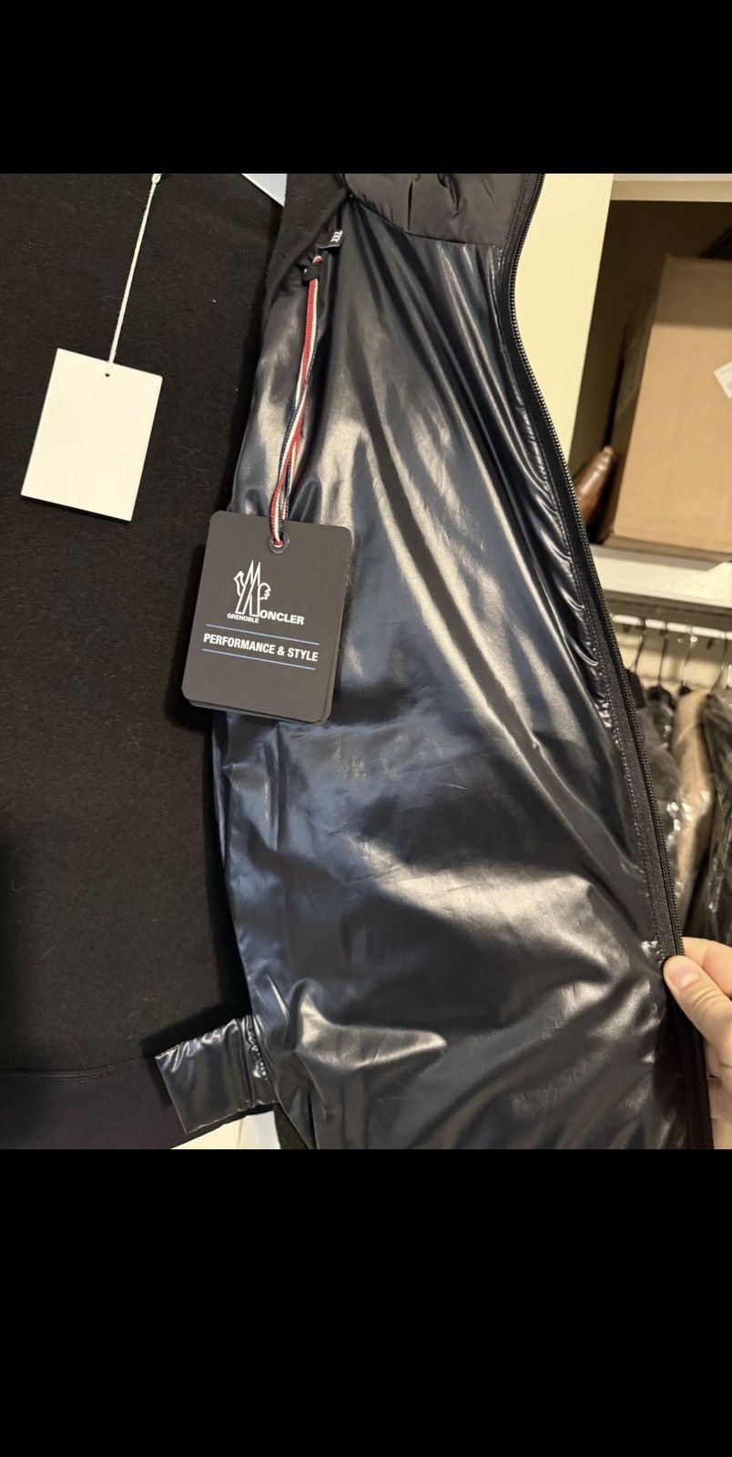 Moncler Grenoble Moncler Grenoble Black Hooded Hybrid Jacket Size 5 / XXL Size US XL / EU 56 / 4 - 8 Thumbnail