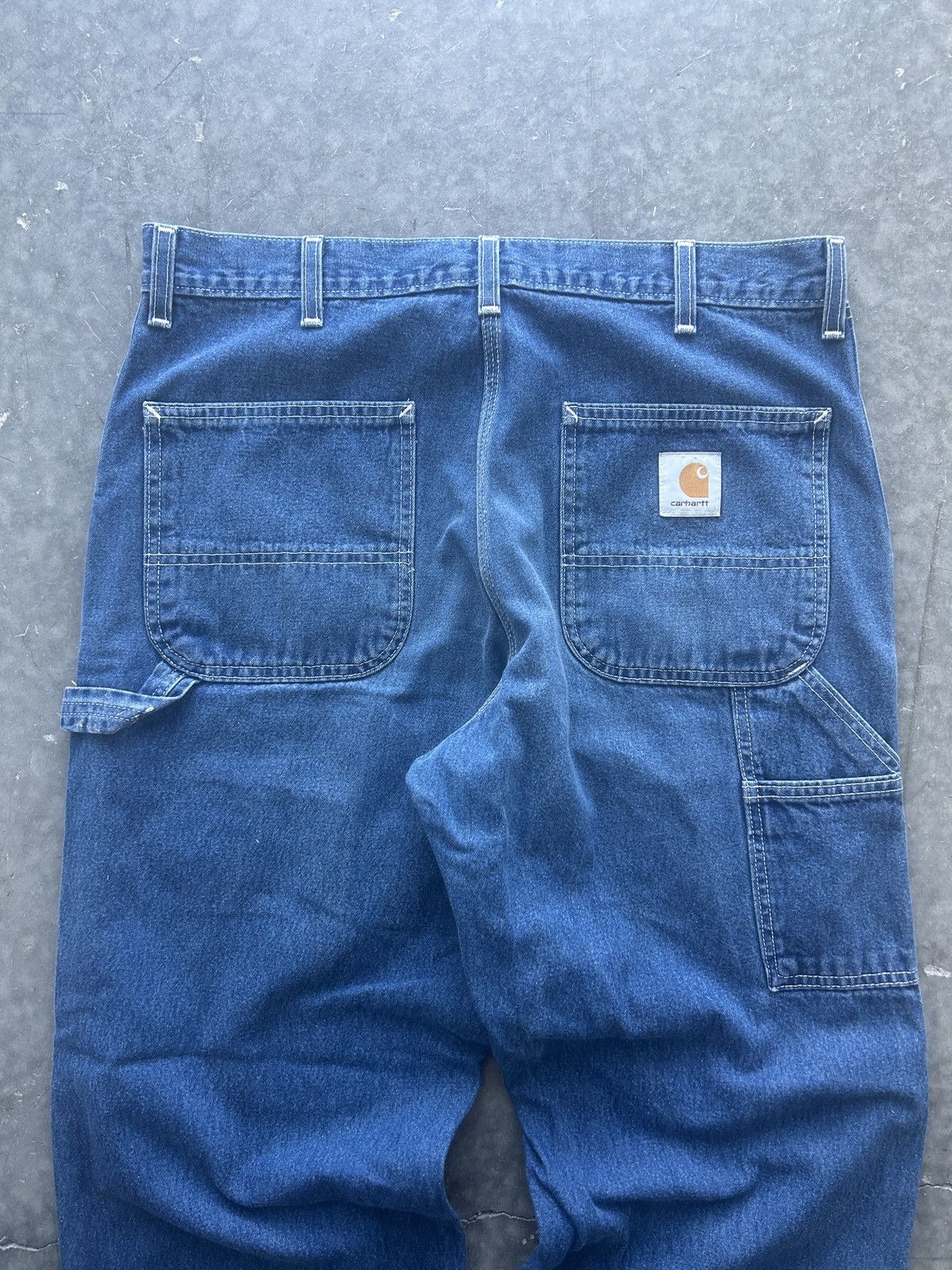 Carhartt × Vintage Vintage 90s Carhartt Carpenter Jeans 36x30 Size US 36 / EU 52 - 2 Thumbnail