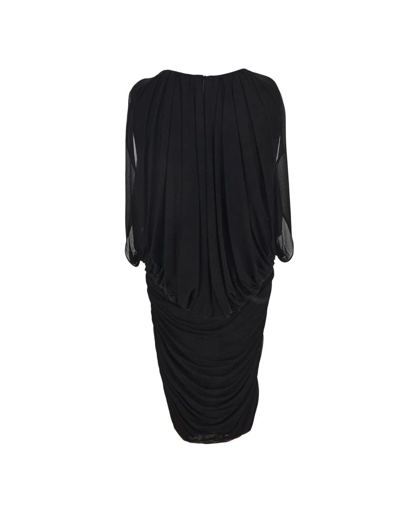 Saint Laurent Paris o1y0126 Mini Dress in Black Size M / US 6-8 / IT 42-44 - 2 Thumbnail